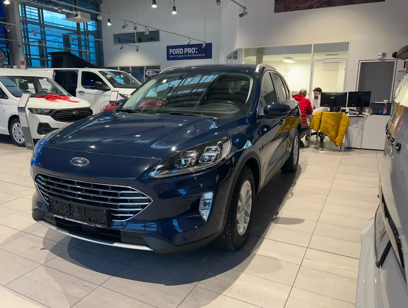 Ford Kuga 2.0 EcoBlue Titanium X AWD LED Navi SHZ AHK Bleu - 1