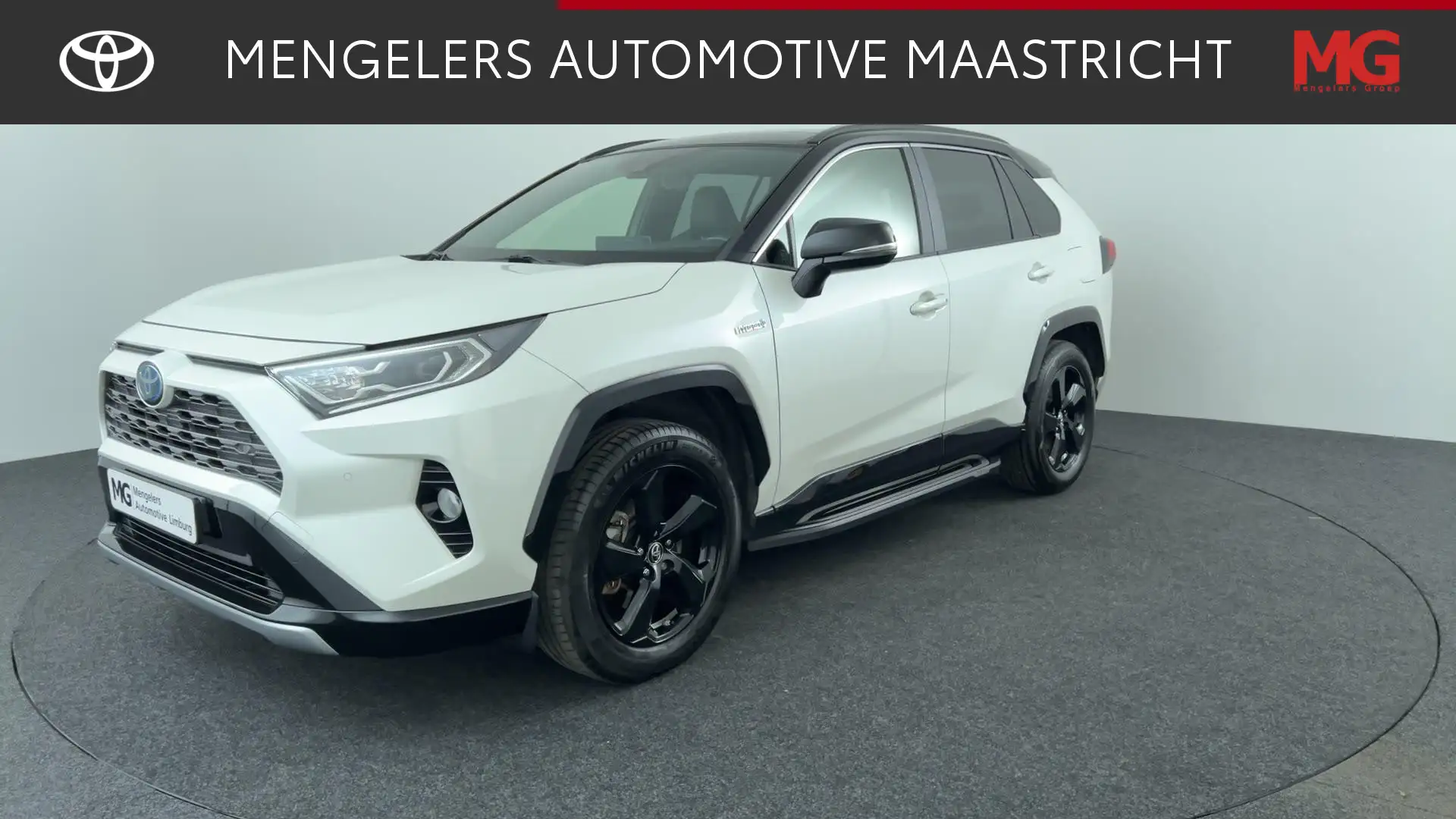Toyota RAV 4 2.5 Hybrid Bi-Tone / Panoramisch Schuif-kanteldak Blanc - 1