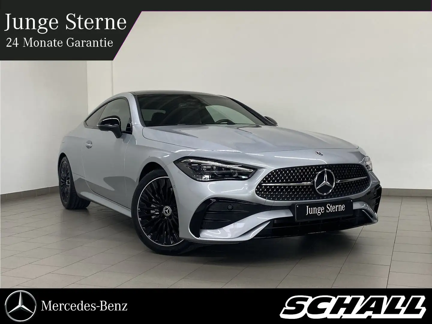 Mercedes-Benz CLE 180 Coupe AMG+NIGHT+LED+PANO+KEY+KAM+AMBI Silber - 1
