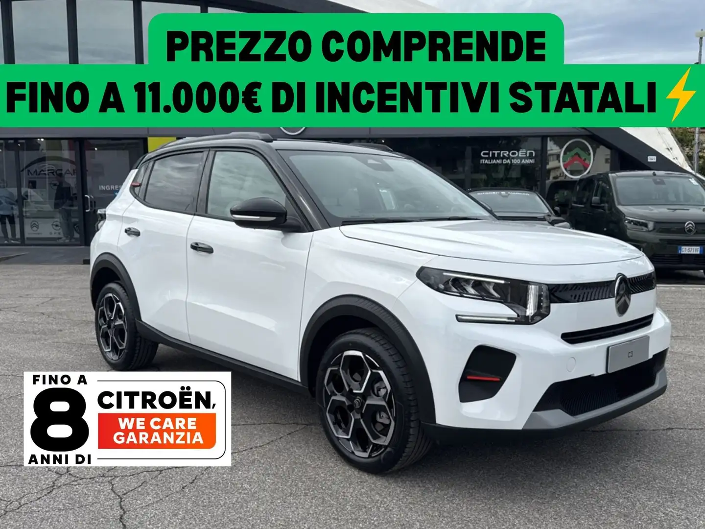 Citroen motore elettrico 113 CV Max Bianco - 1