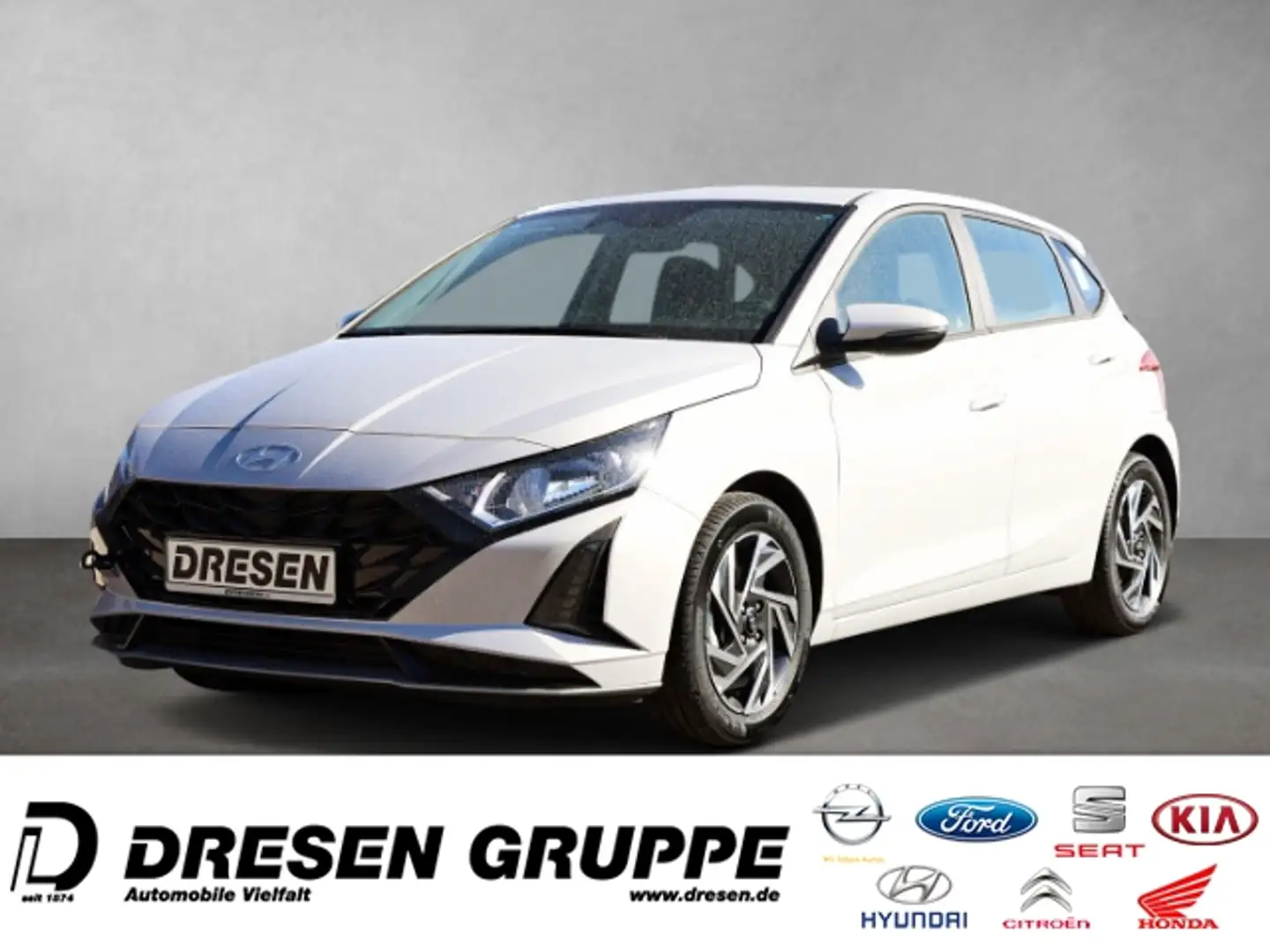 Hyundai i20 Trend 1.0/Klimaauto./Smart-Key/Navi/Sitzheizung/Rü Weiß - 2