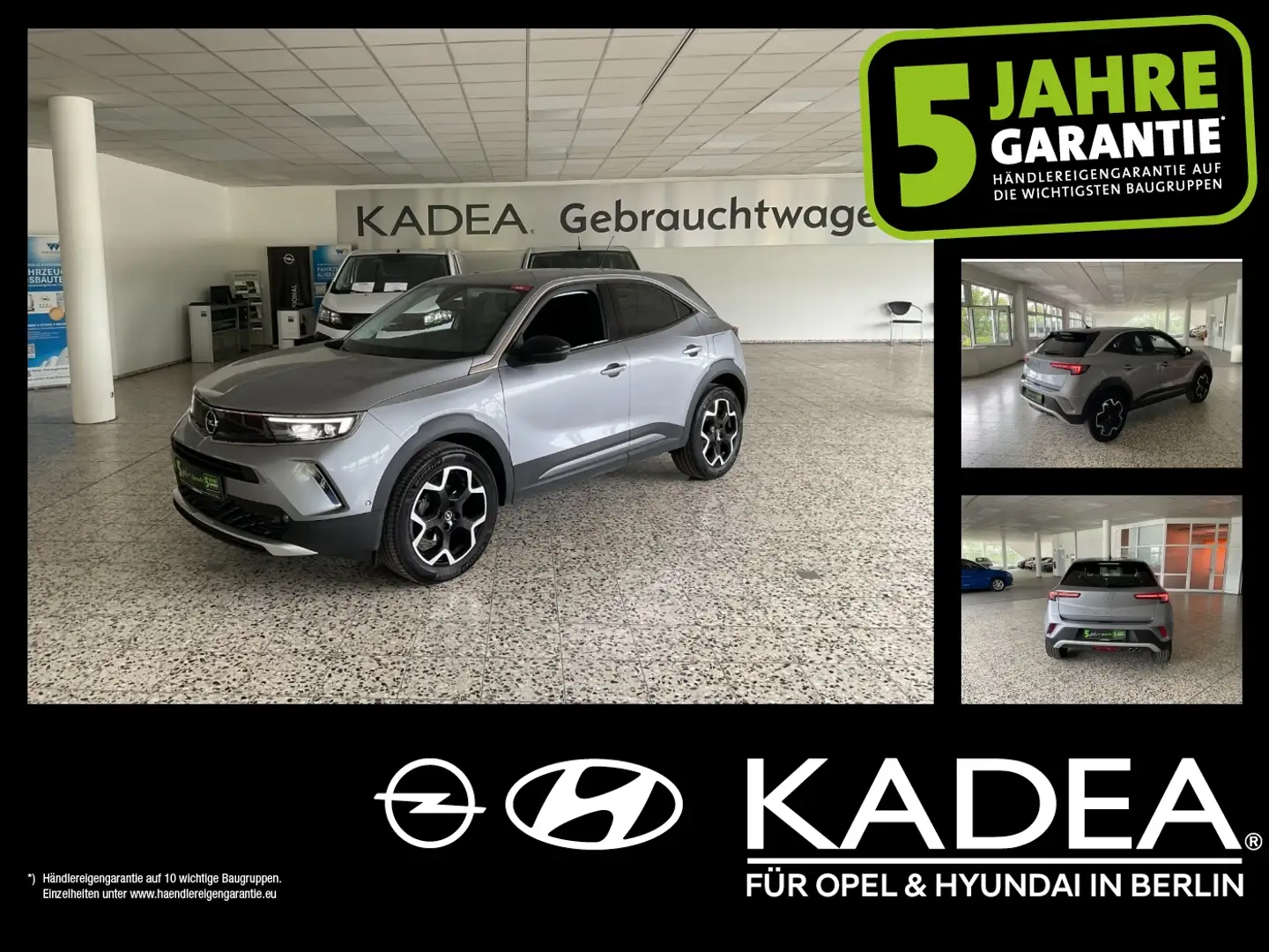 Opel Mokka 1.2  Ultimate Lederausstattung mit Massage Grau - 1
