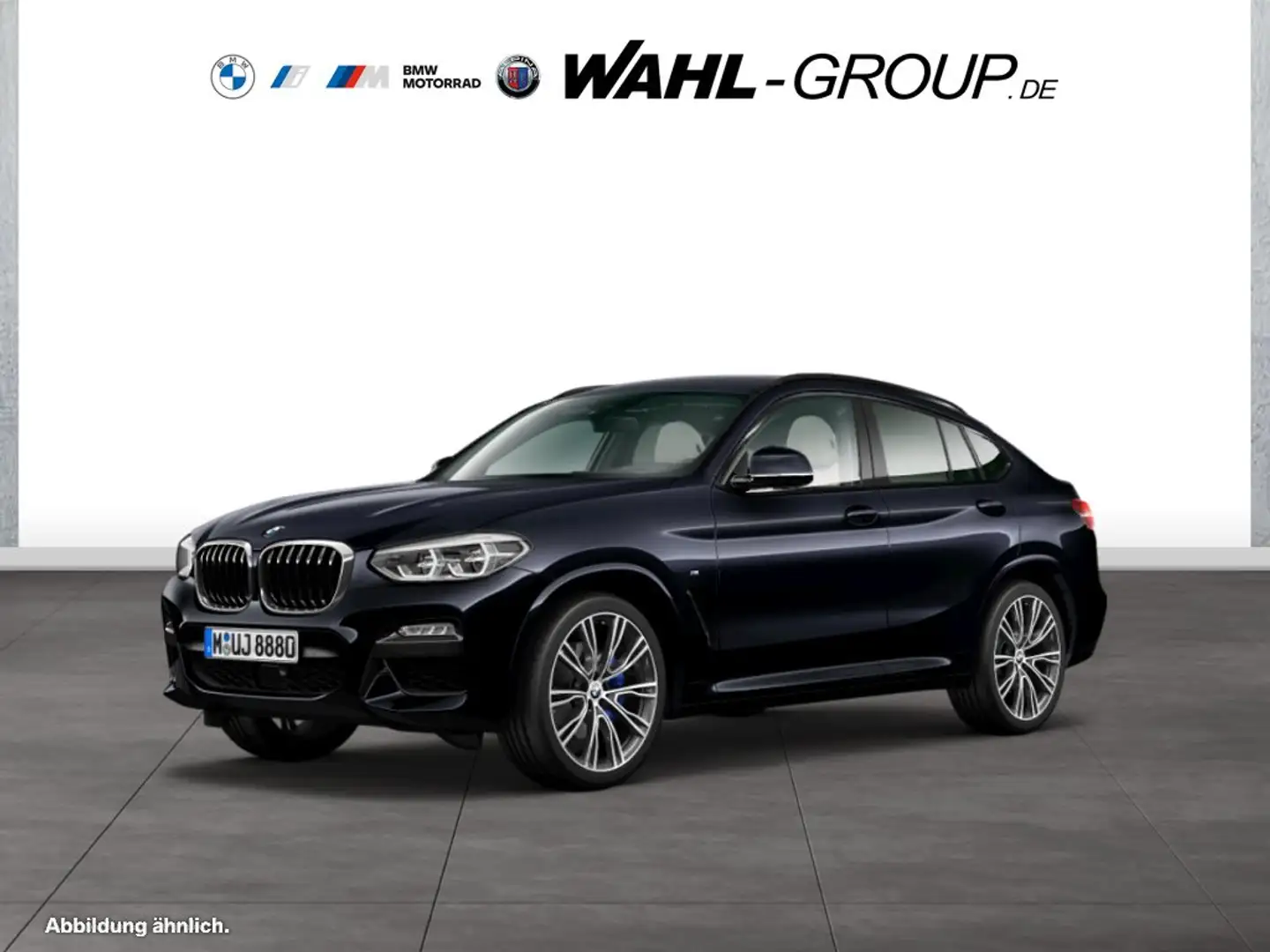 BMW X4 xDrive30d M SPORT HEAD-UP LED NAVI DAB AHK KEYLESS Noir - 1