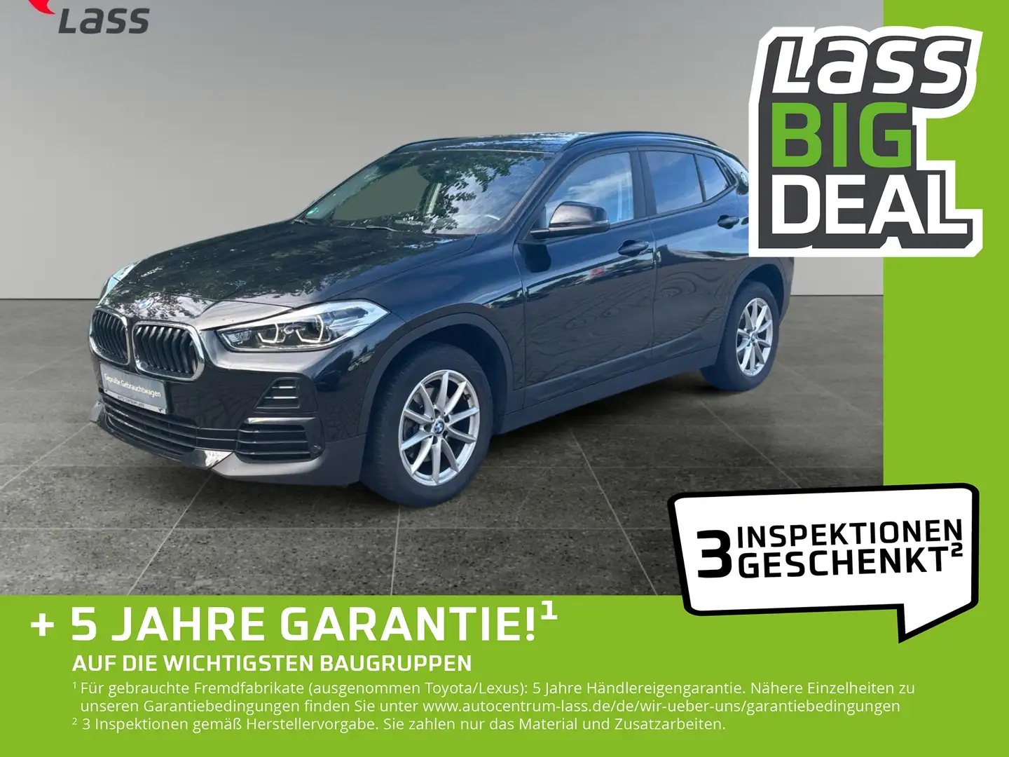 BMW X2 sDrive 18i Navi Klimaaut SHZ LED Kamera GJR Schwarz - 1