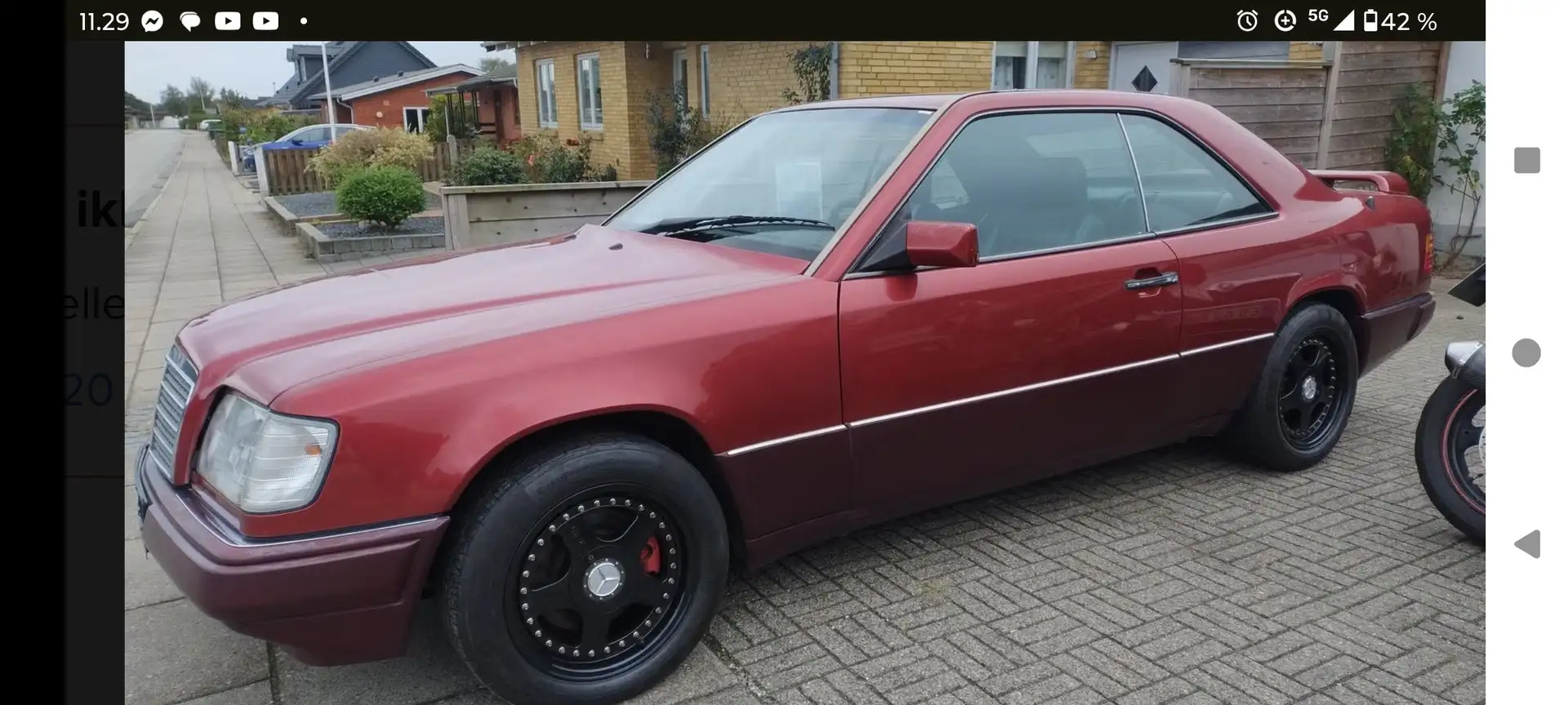 Mercedes-Benz CE 220 2.2 150 hk Rouge - 1