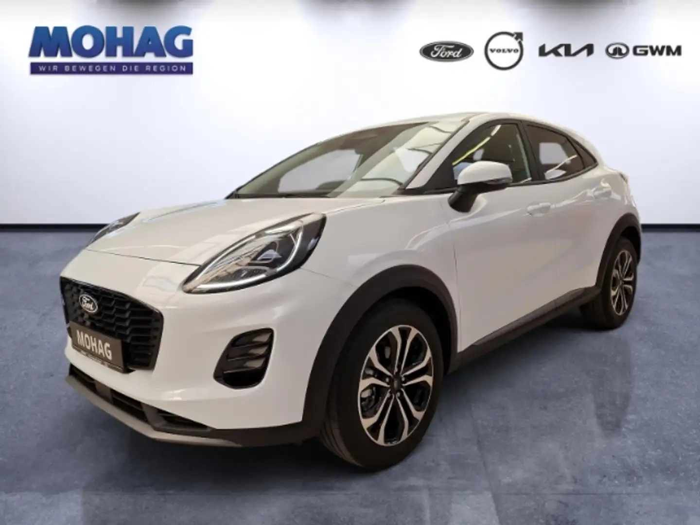 Ford Puma 1.0l EcoBoost Mild Hybrid *Temp* -EU6e- Weiß - 1