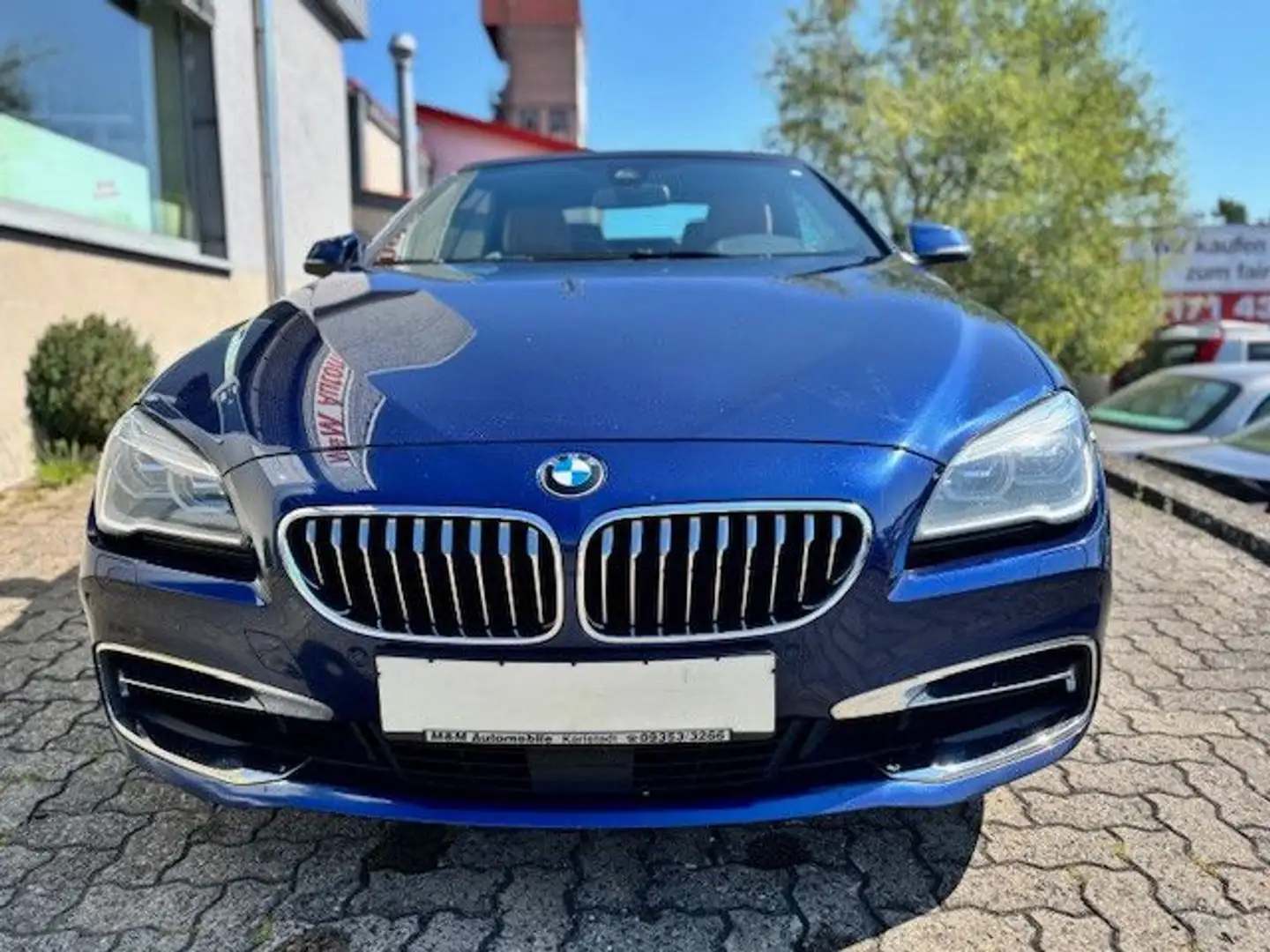 BMW 640 d xD Motor klappert Cabrio NAVI+Sitzbel.+19" Bleu - 2