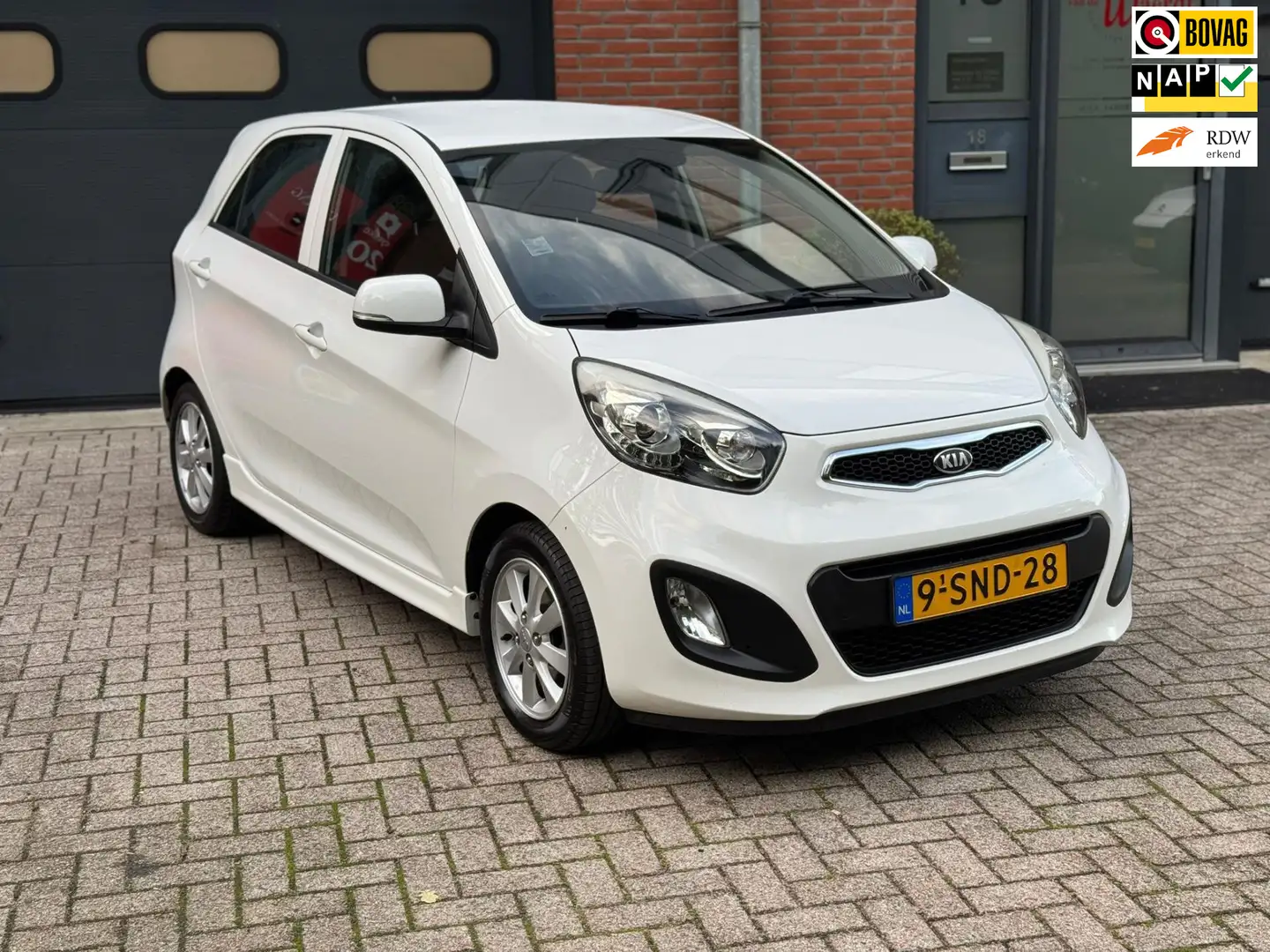 Kia Picanto 1.0 CVVT ISG Plus Pack|LED|Onderhouden|APK|Elek.pa Weiß - 1