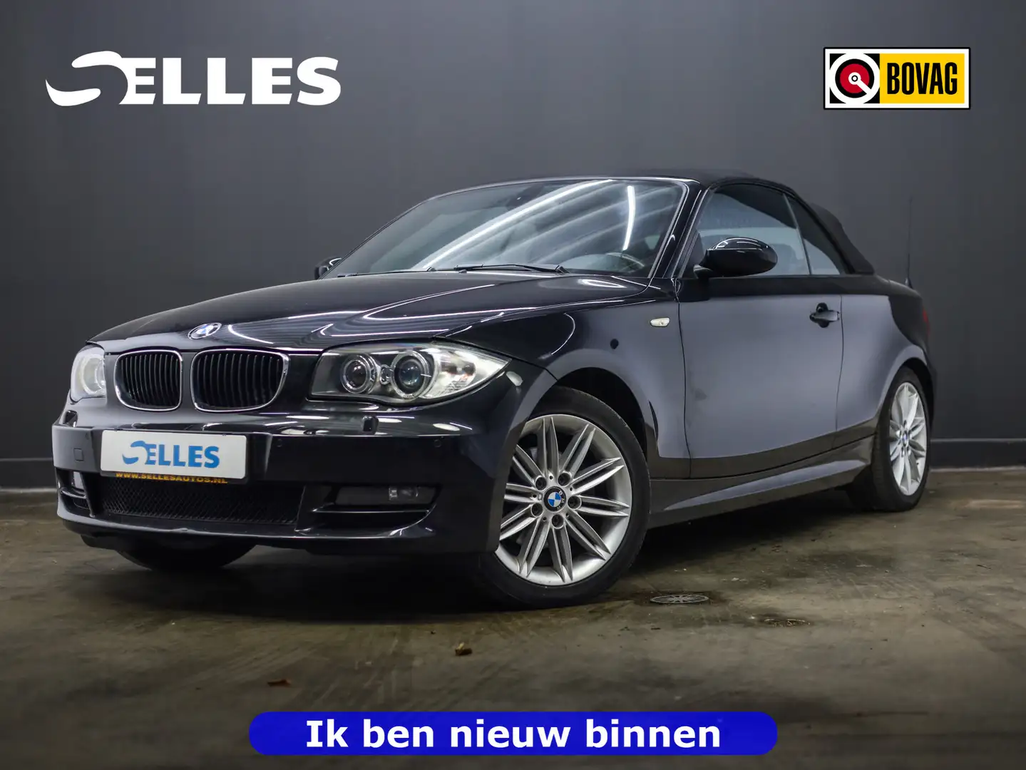 BMW 118 1-serie Cabrio 118i High Executive trekhaak | Stoe Zwart - 1