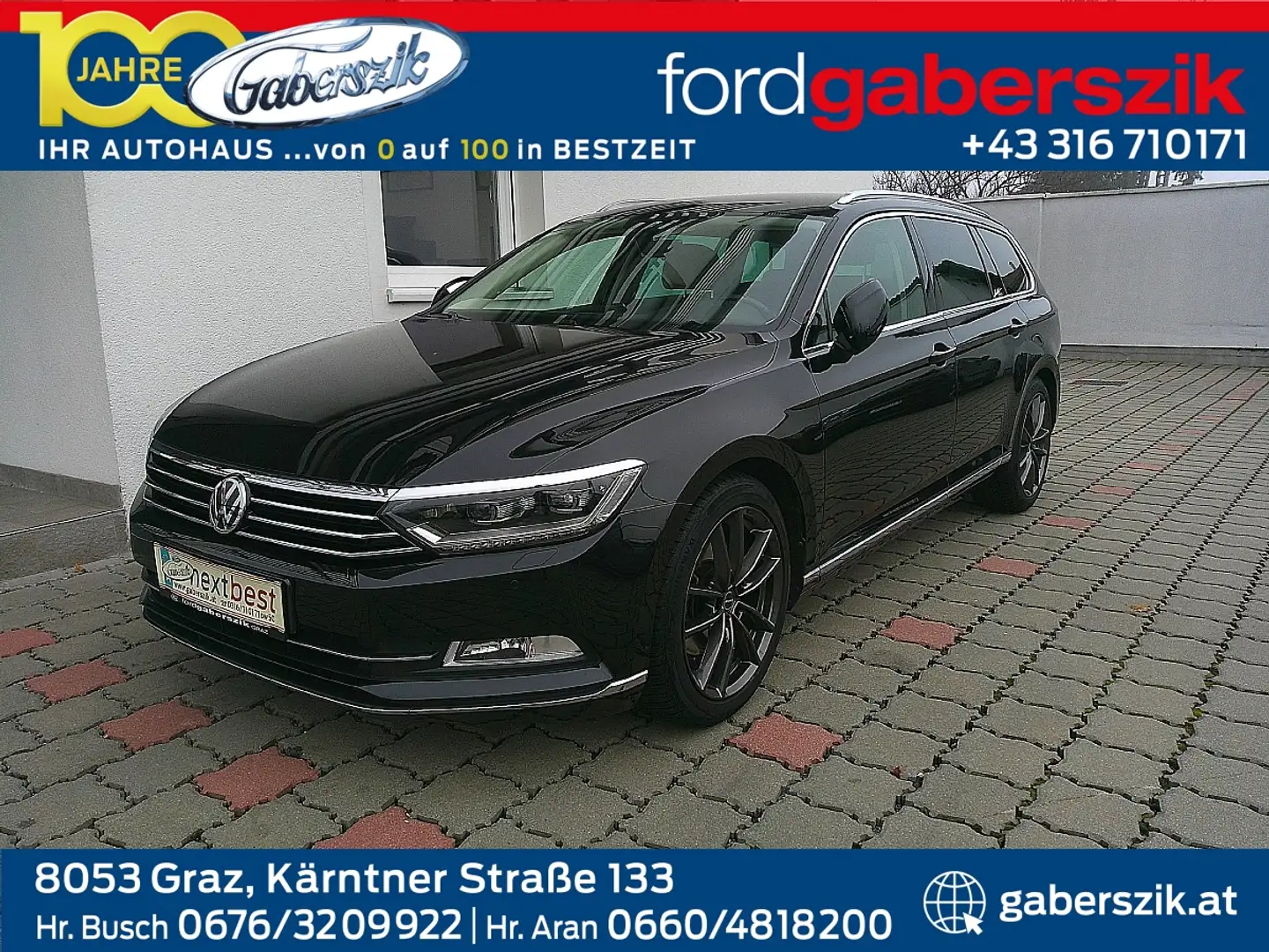 Volkswagen Passat Variant Highline 2,0 TDI SCR DSG Noir - 1