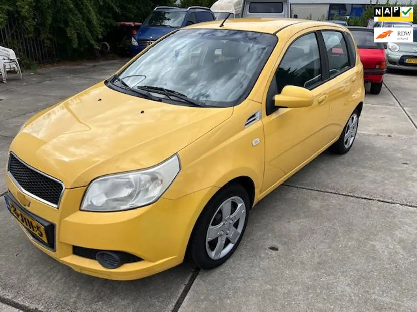 Chevrolet Aveo 1.4 AUTOMAAT/104.377 Nap/ Airco Żółty - 1