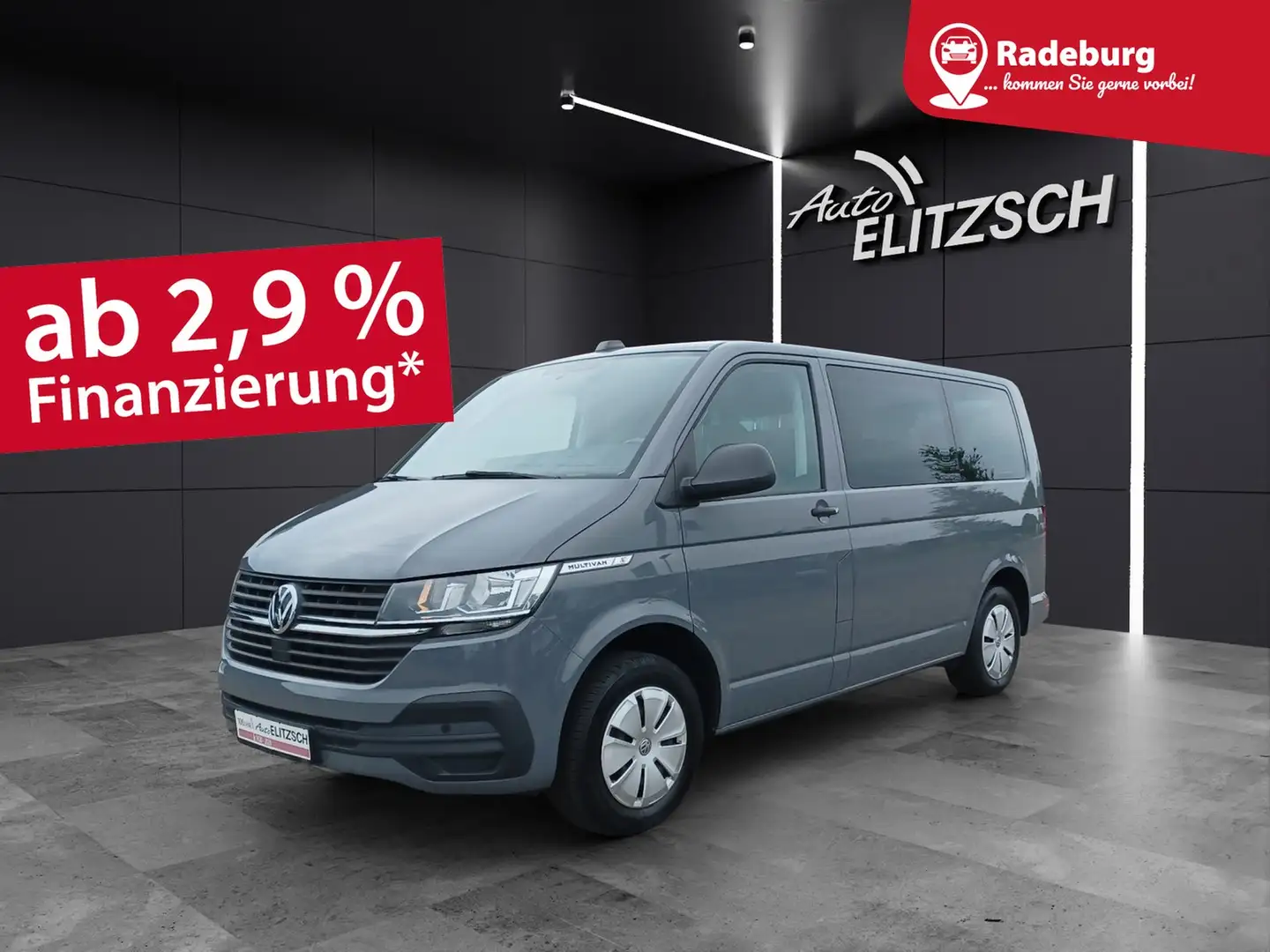 Volkswagen T6 Multivan T6.1 TDI Family KLIMA VORB. AHK PDC DAB Grau - 1