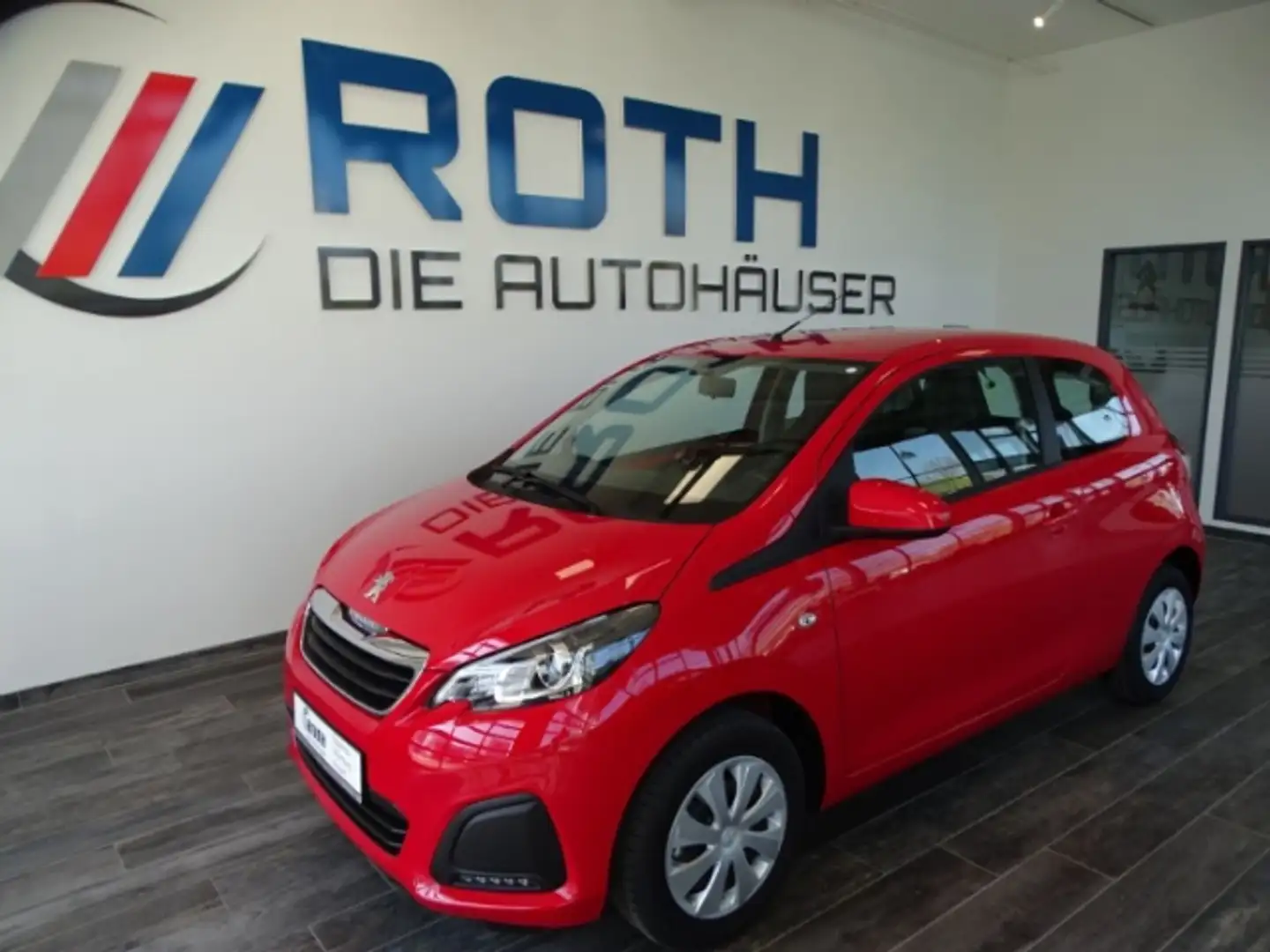 Peugeot 108 VTI 72 Active Klimaanlage Zentralverriegelung Rot - 1