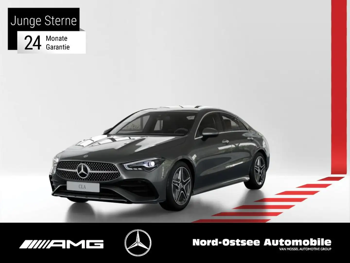 Mercedes-Benz CLA 200 Coupé AMG AMBIENTE KAMERA KEYLESS NAVI Gris - 1