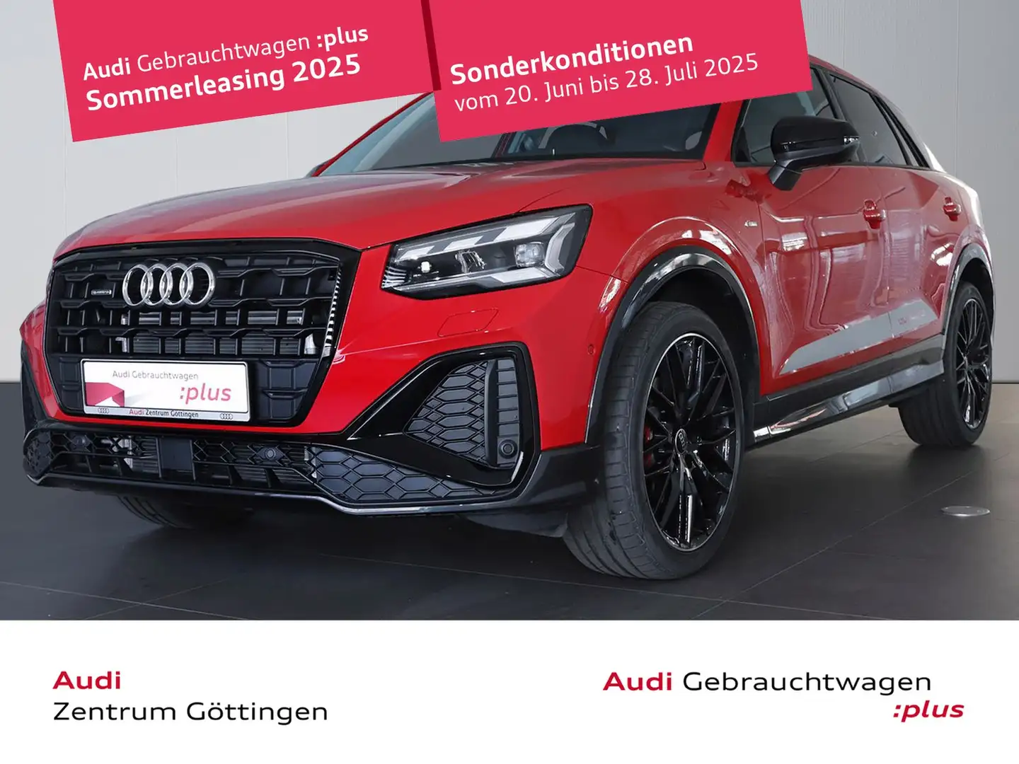 Audi Q2 S line 40 TFSI qu. S tronic *MATRIX+AHK+SOUND Rosso - 1