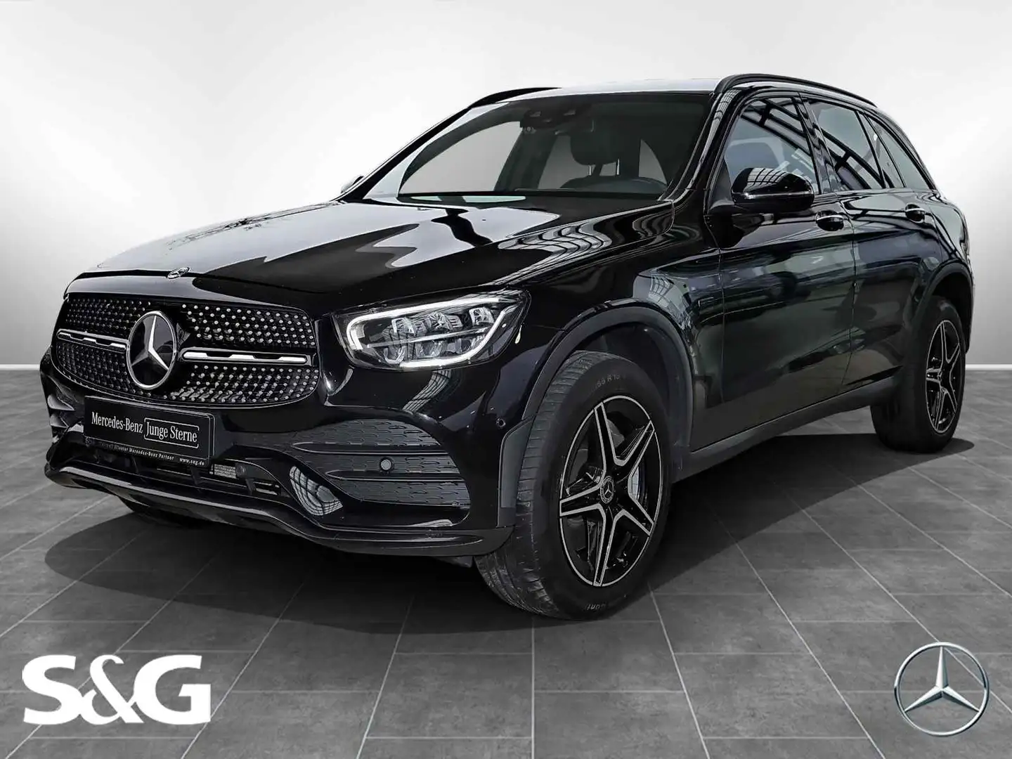 Mercedes-Benz GLC 300 de 4M AMG MBUX+RüKam+Distro+LED+19Zoll Nero - 1