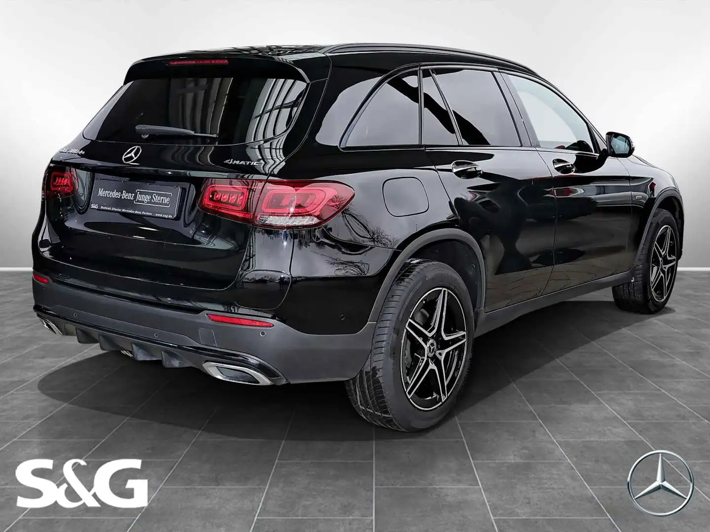 Mercedes-Benz GLC 300 de 4M AMG MBUX+RüKam+Distro+LED+19Zoll Nero - 2