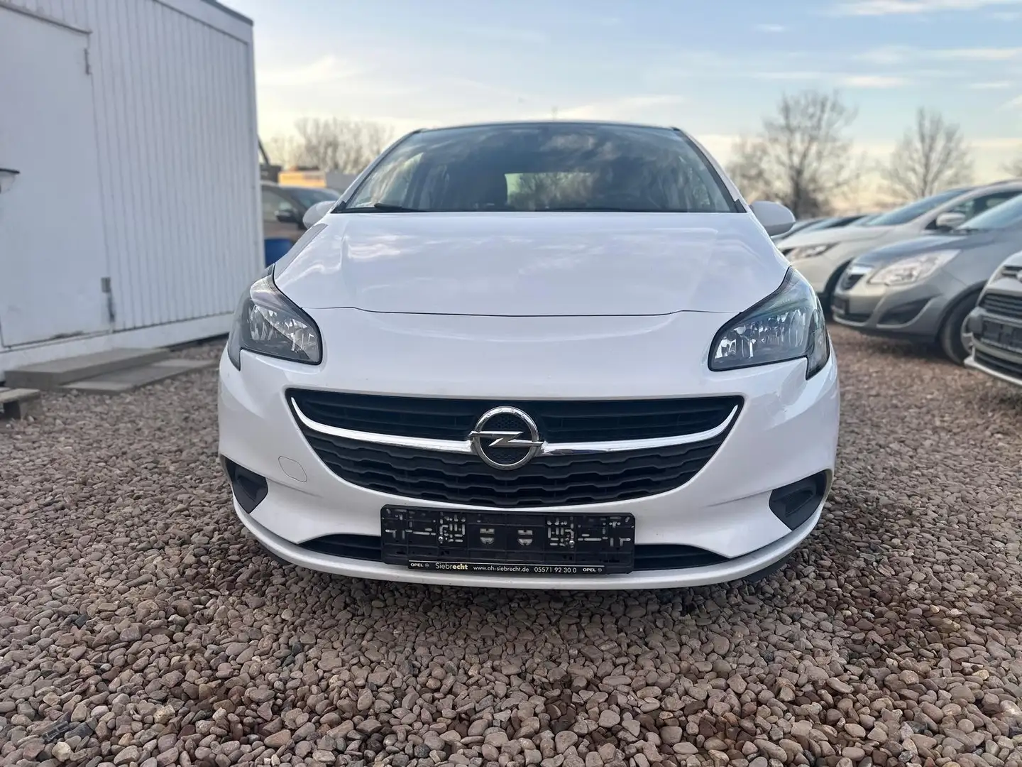 Opel Corsa E Edition*Navi*Tempomat*SHZ*Garantie*TÜV NEU* Blanc - 2