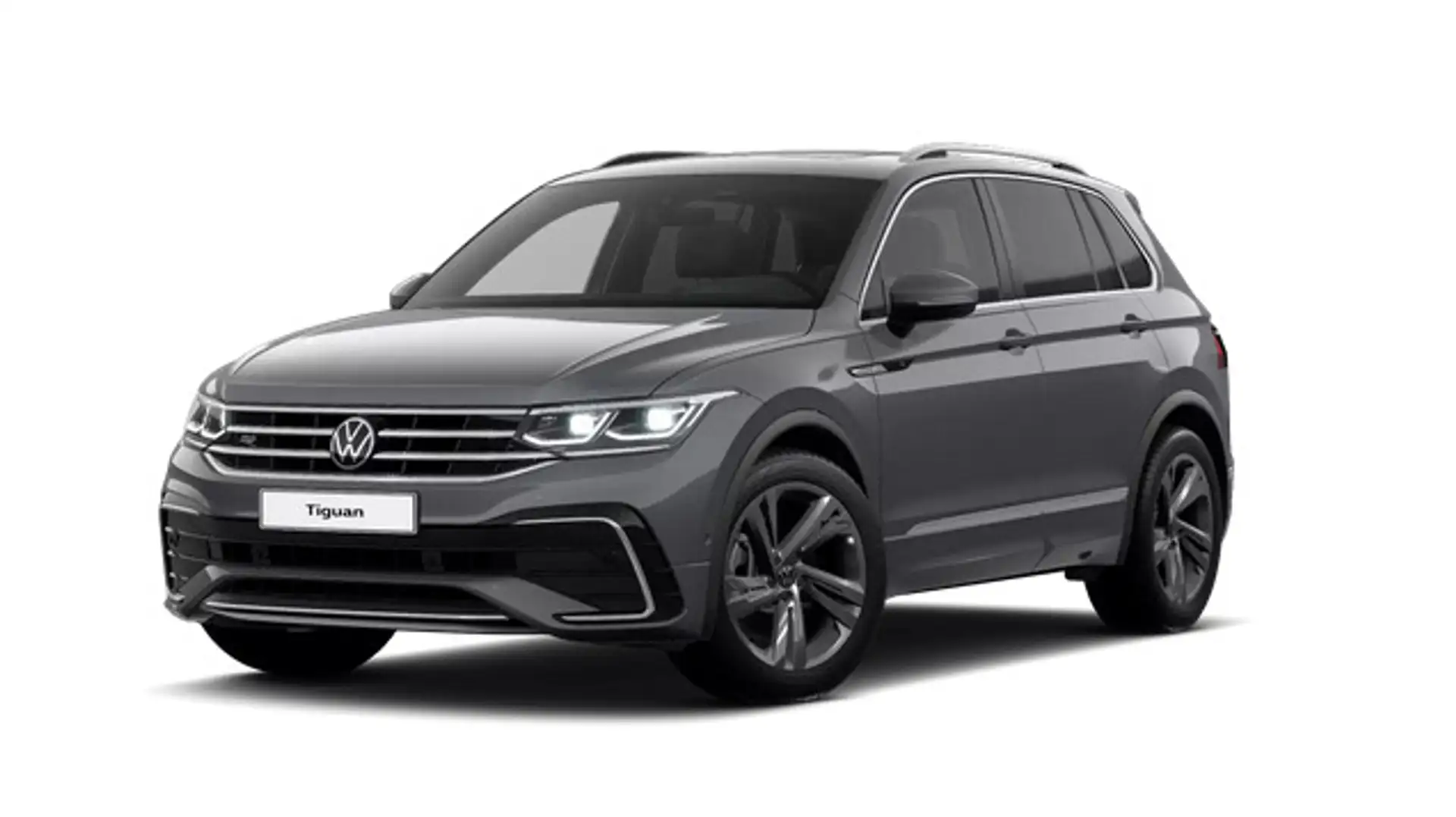 Volkswagen Tiguan 2.0 TDI DSG 4MOTION R-Line | PANO | AHK | Grau - 2