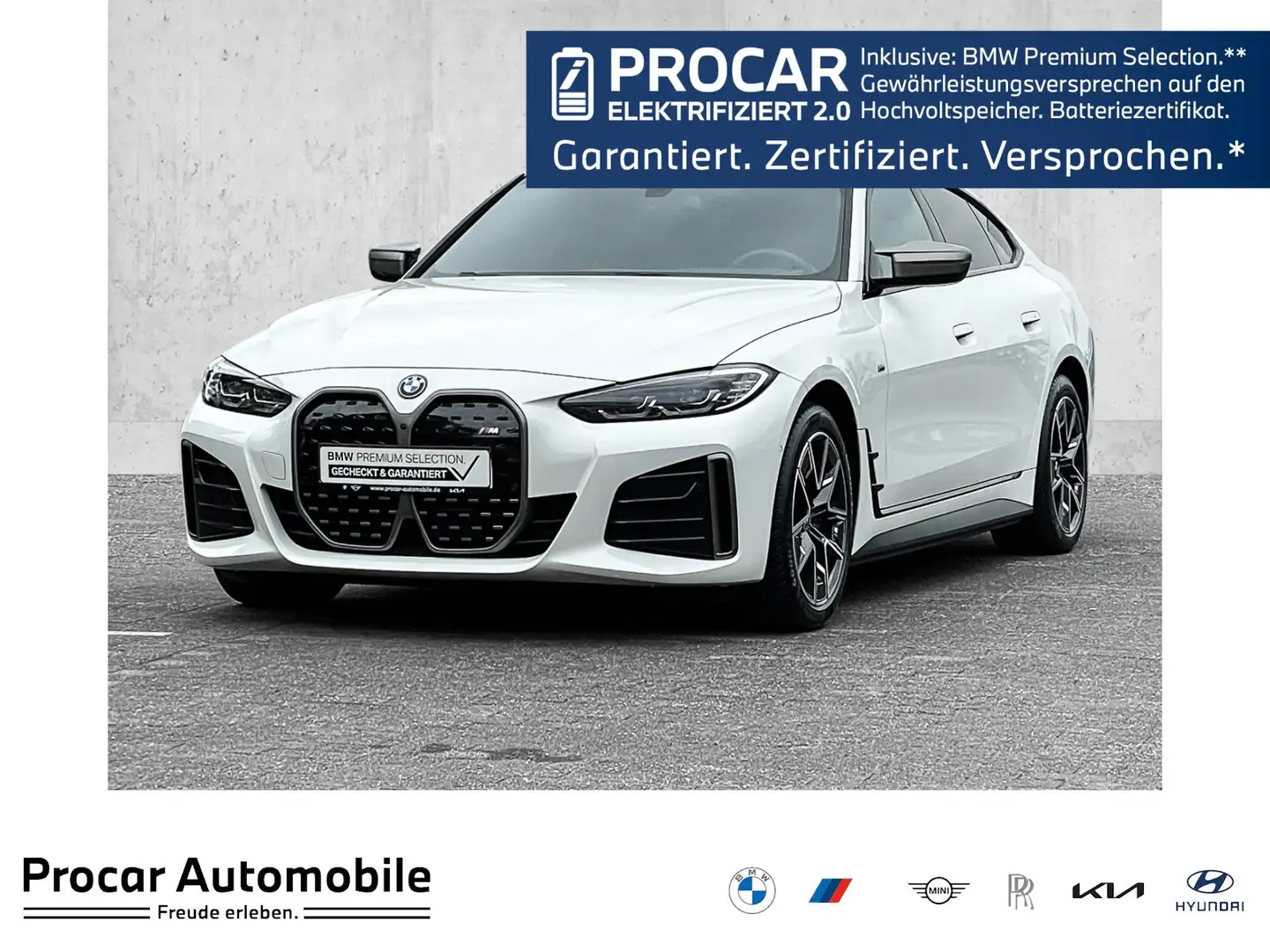 BMW i4 M50 ACC RFK NAVI Standh. LED Sound Syst. DAB Weiß - 1