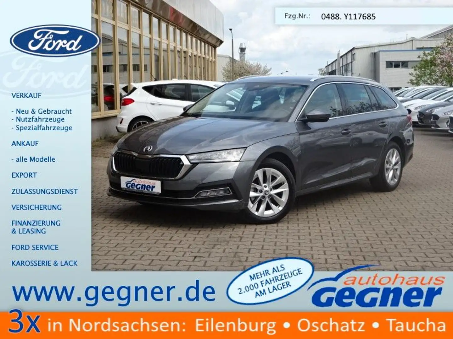 Skoda Octavia Combi 150PS Style Business Columbus Navi Grau - 1