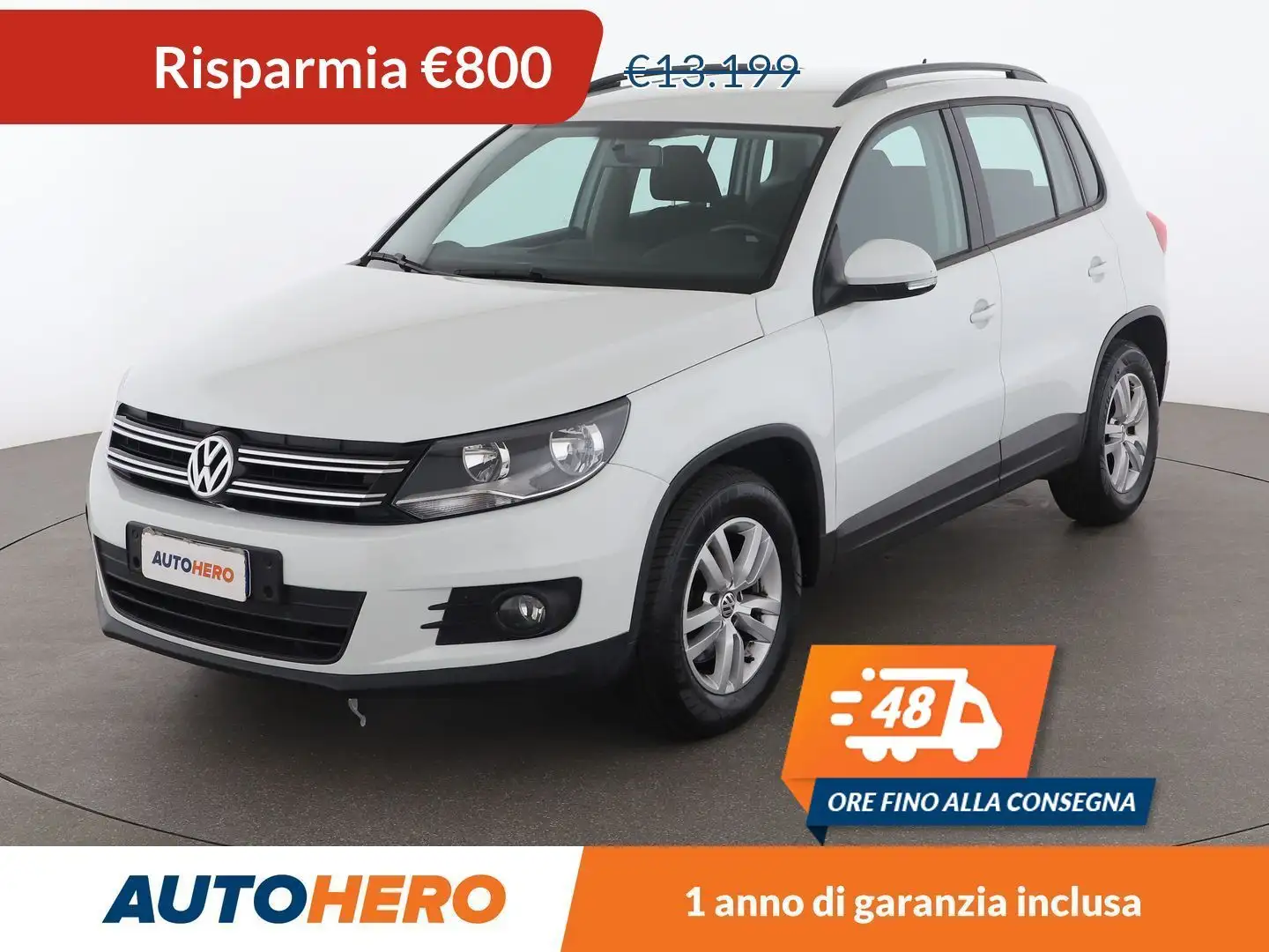 Volkswagen Tiguan 1.4 TSI Cross 125 CV Bianco - 1