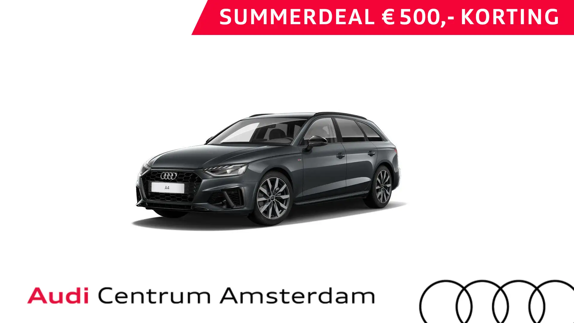 Audi A4 Avant 35 TFSI S edition Competition 150PK | Naviga Grijs - 1