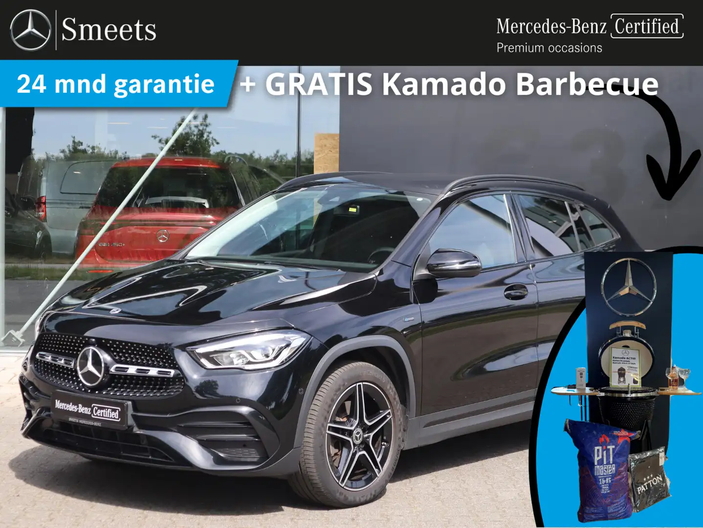 Mercedes-Benz GLA 250 e AMG Line Zwart - 1