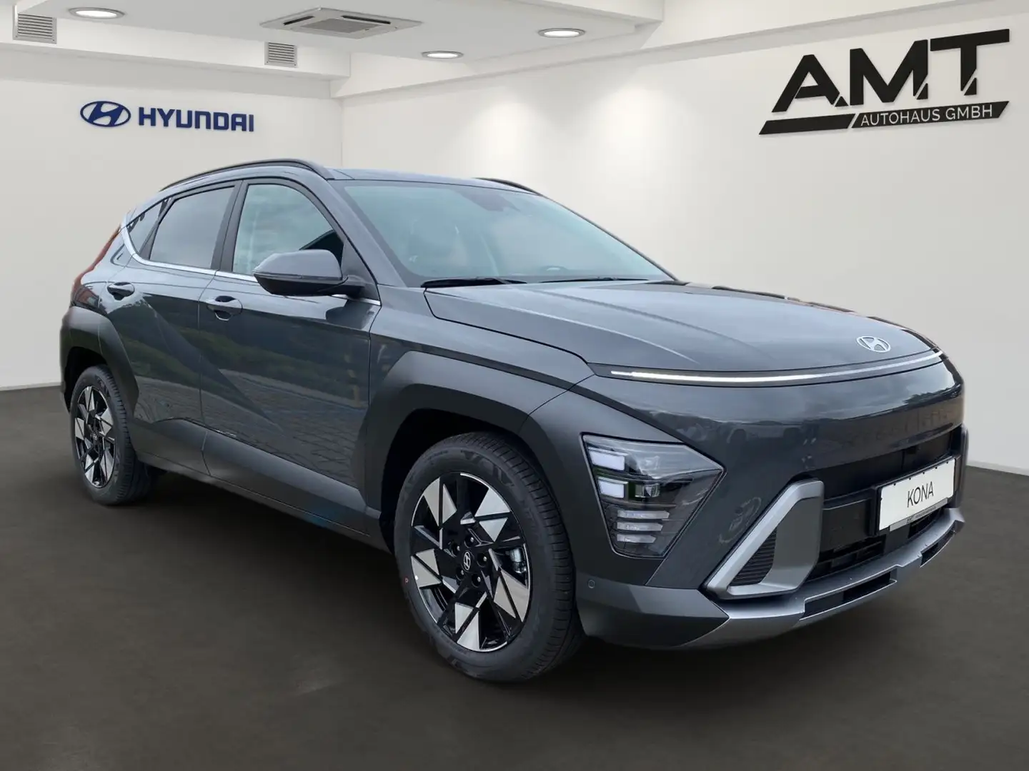 Hyundai KONA 1.6 T-GDI Prime+Sitz-Paket+Schiebedach+BOSE Gris - 2