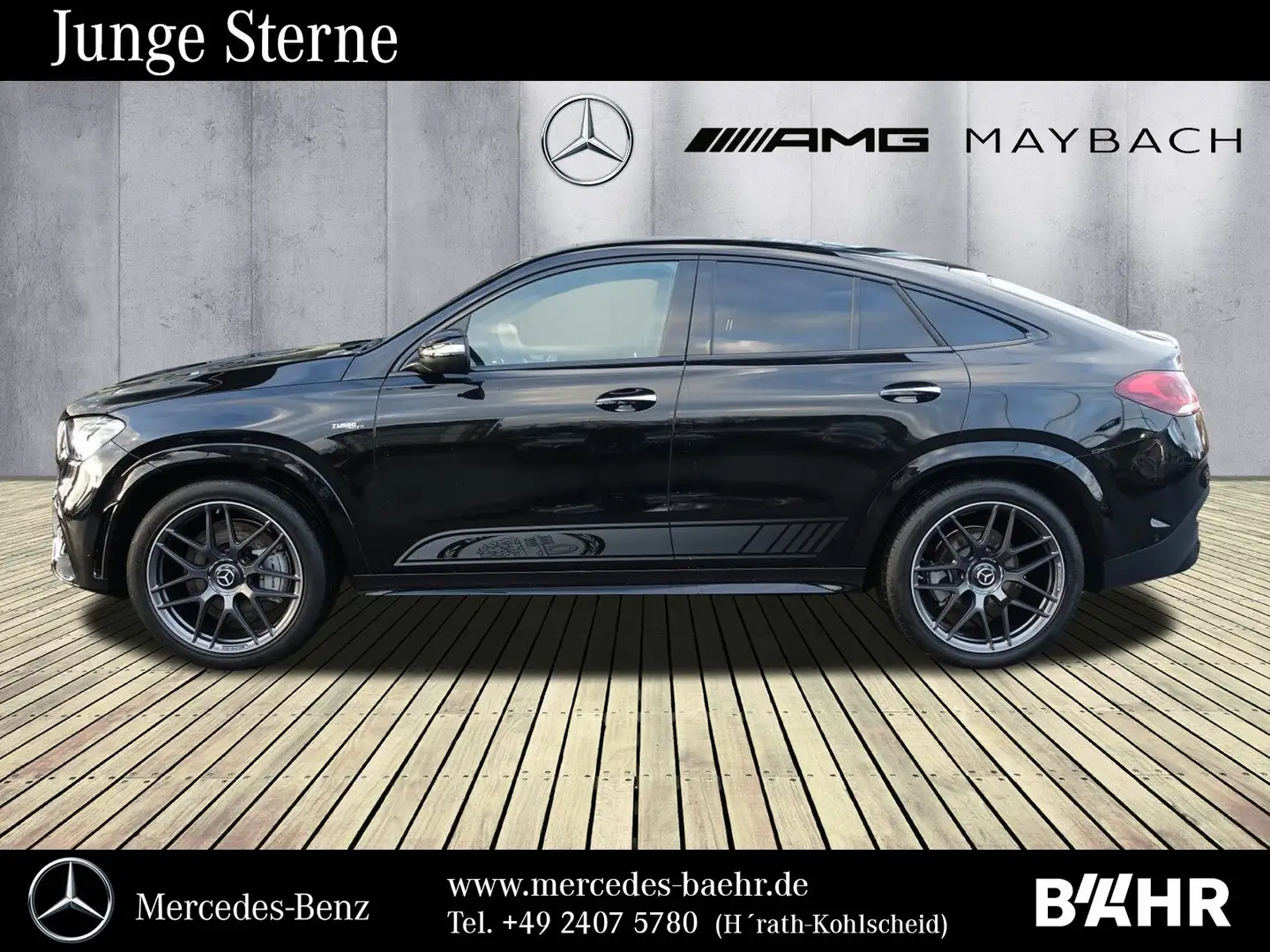 Mercedes-Benz GLE 53 AMG Mercedes-AMG GLE 53 4MATIC+ Coupé Night/Pano/Distr Fekete - 2