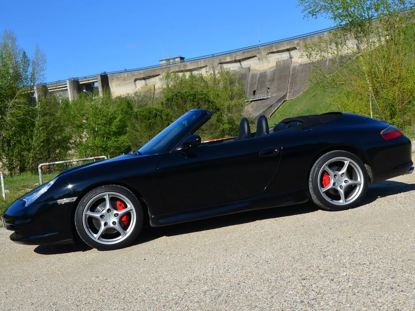 Porsche 996 carrera 4 cabriolet mk2 Nero - 2
