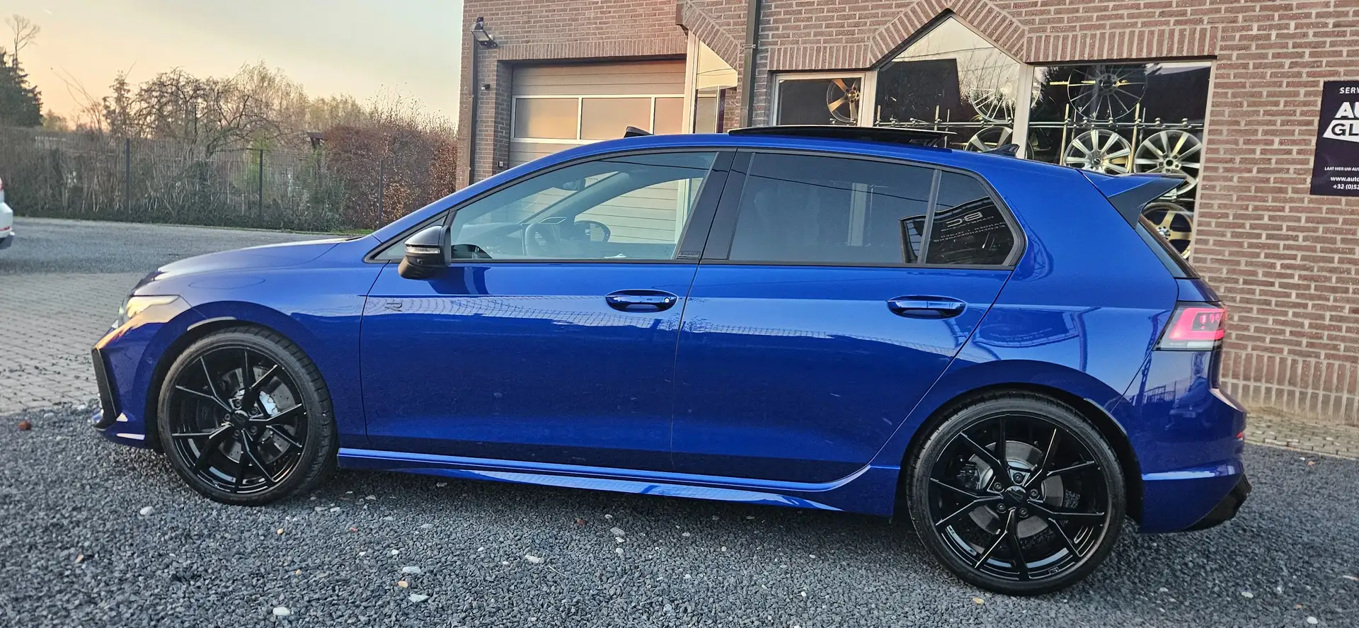 Volkswagen Golf R Black Edition, Performance, leder, pano, drift ... Blauw - 2