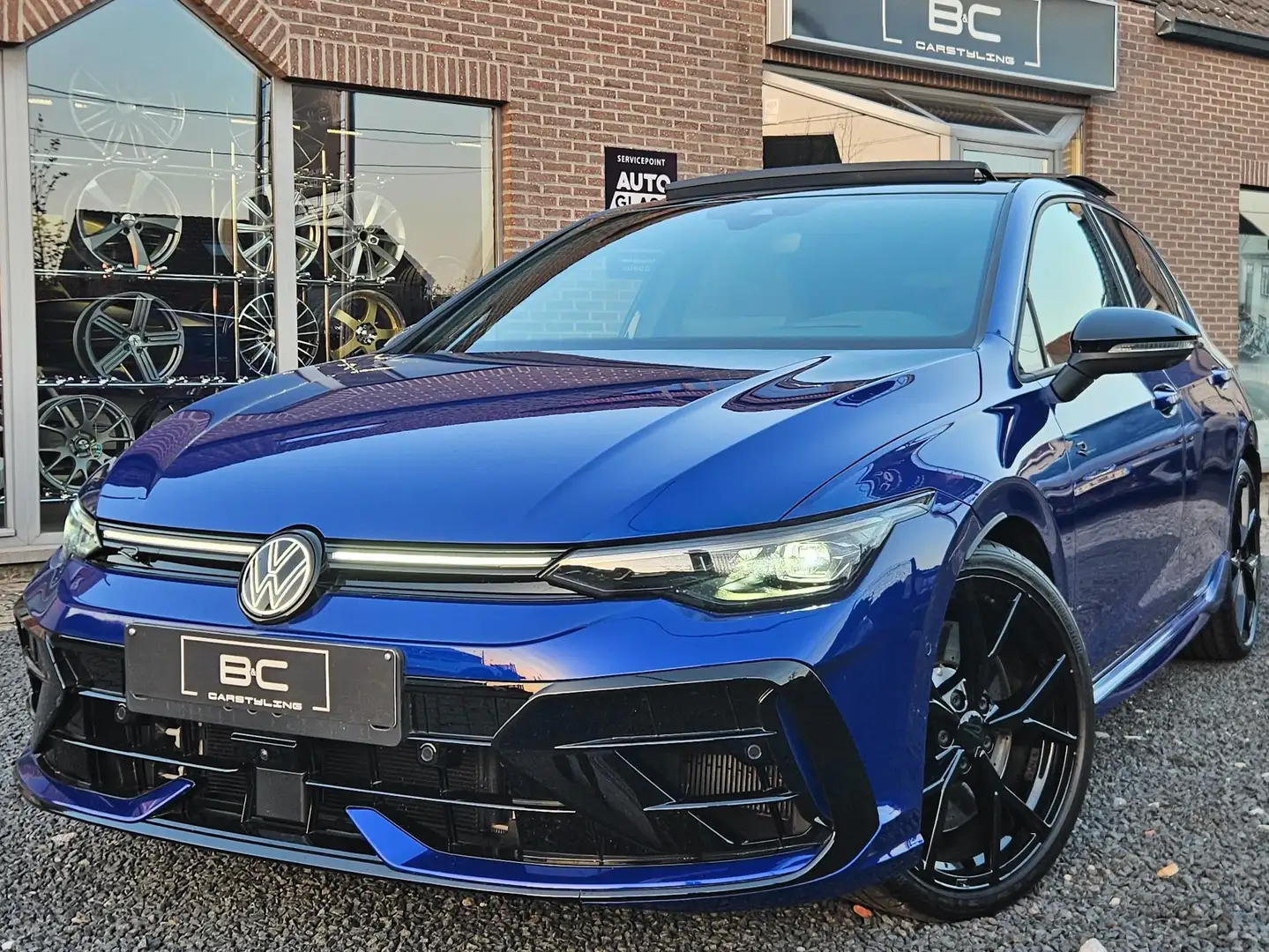 Volkswagen Golf R Black Edition, Performance, leder, pano, drift ... Blauw - 1