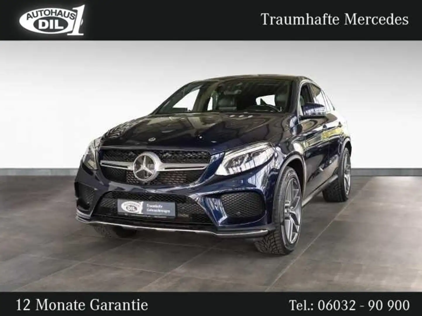 Mercedes-Benz GLE 350 d Coupe 4M *AMG*PANO*DISTR+*360°-KAMERA* Blau - 2