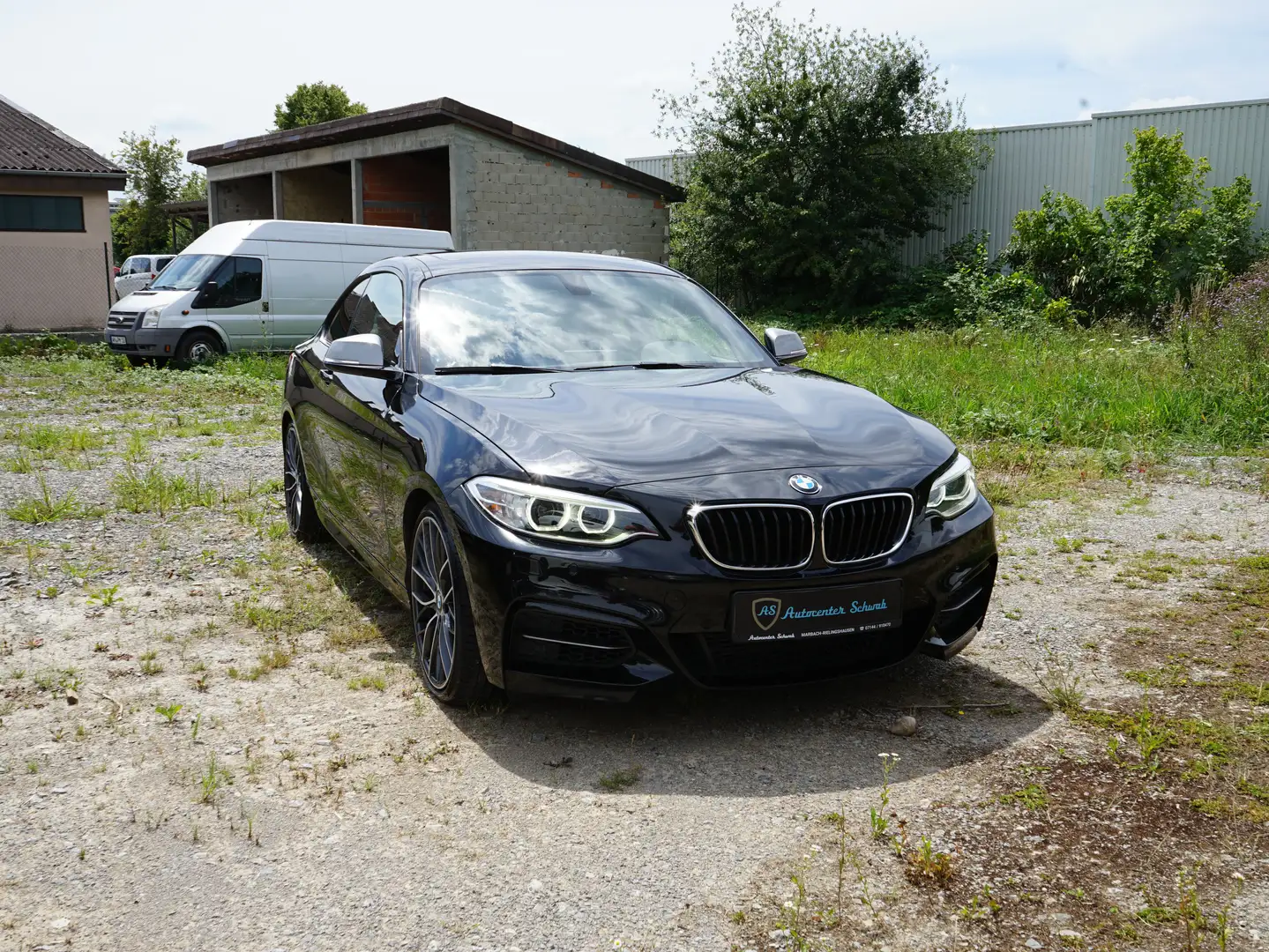 BMW 235 M235i Coupe-LEDER-NAVi-PDC-2. HAND Negro - 1
