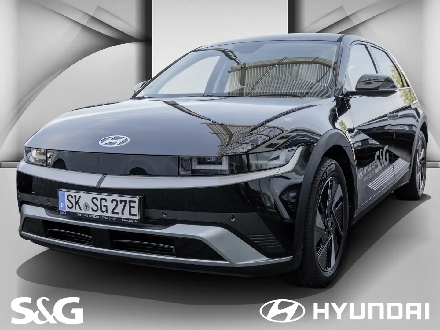Hyundai IONIQ 5 TECHNIQ+MATRIX-LED+EL.HECKKL.+WÄRMEPUMPE Zwart - 1