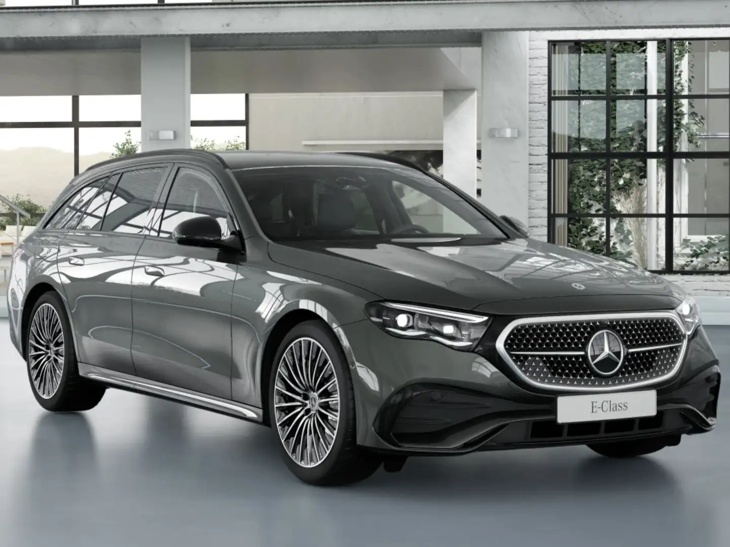 Mercedes-Benz E 220 E 220d 4MATIC Station Wagon AMG Line PREMIUM Grijs - 1