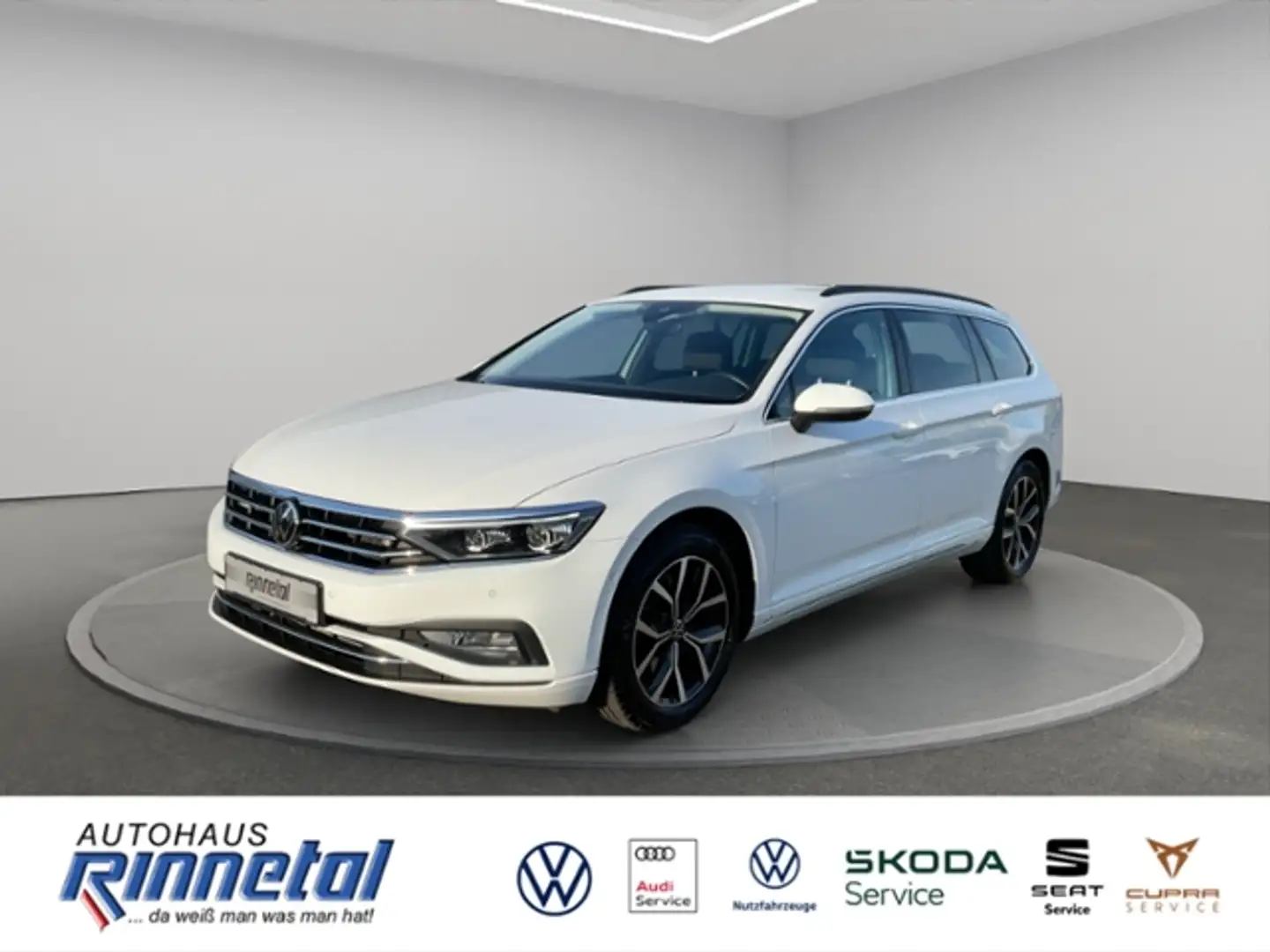 Volkswagen Passat Variant 2.0 TDI DSG Business AHK+KAMERA+ACC+MATRIX LED+NA Weiß - 1