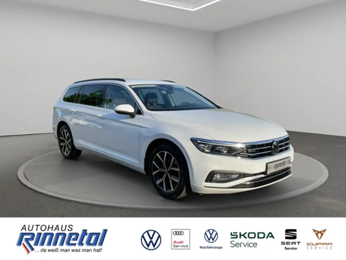 Volkswagen Passat Variant 2.0 TDI DSG Business AHK+KAMERA+ACC+MATRIX LED+NA Weiß - 2