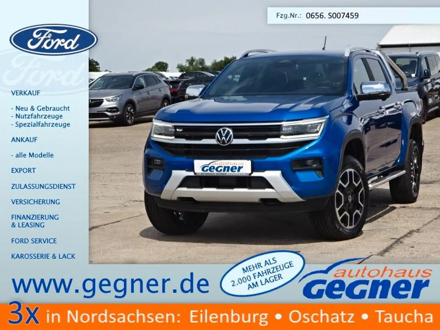 Volkswagen Amarok Doka 241PS Autm. Style 4Motion Standhzg Blau - 1