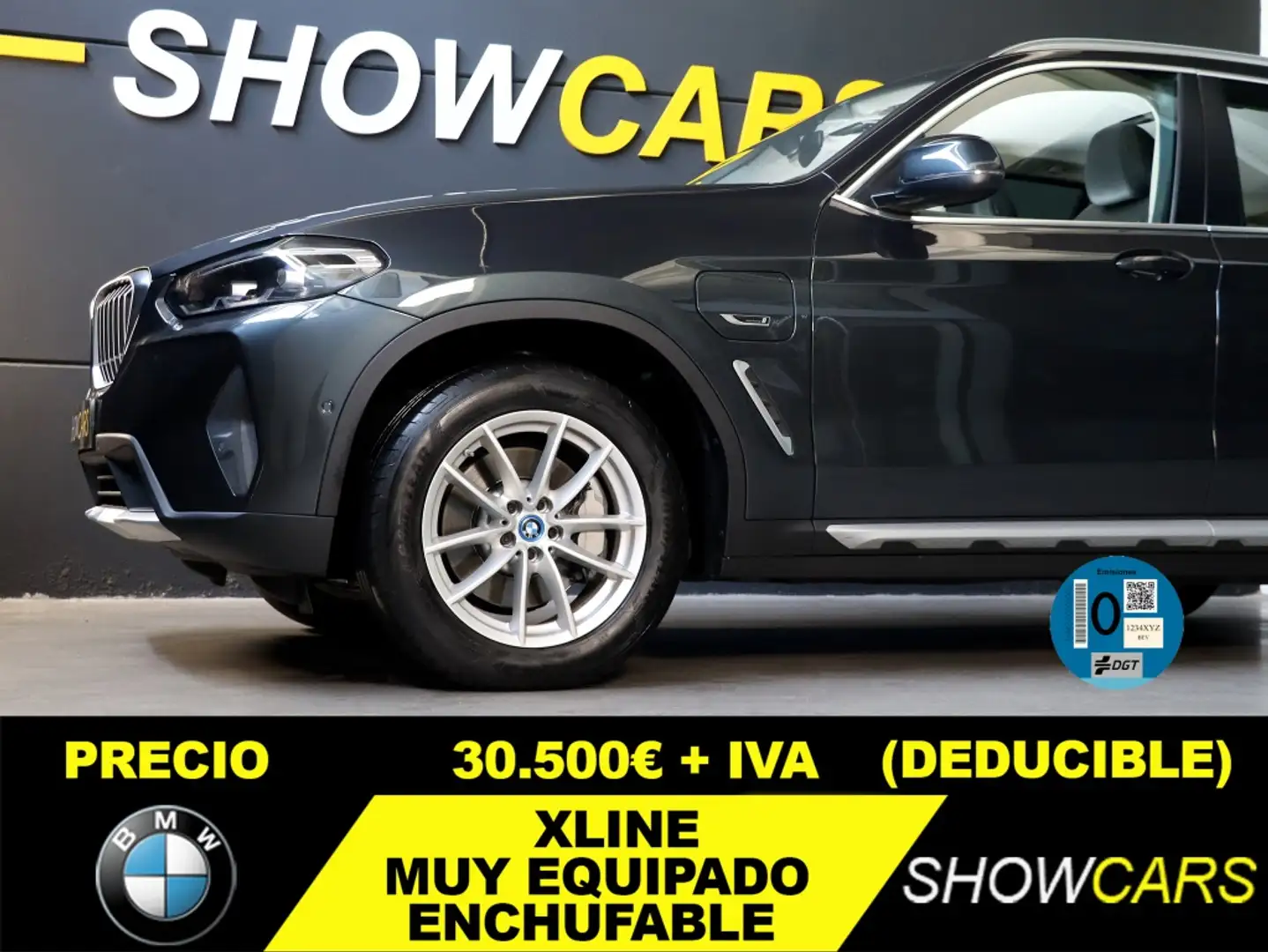 BMW X3 xDrive 30e xLine Gris - 1