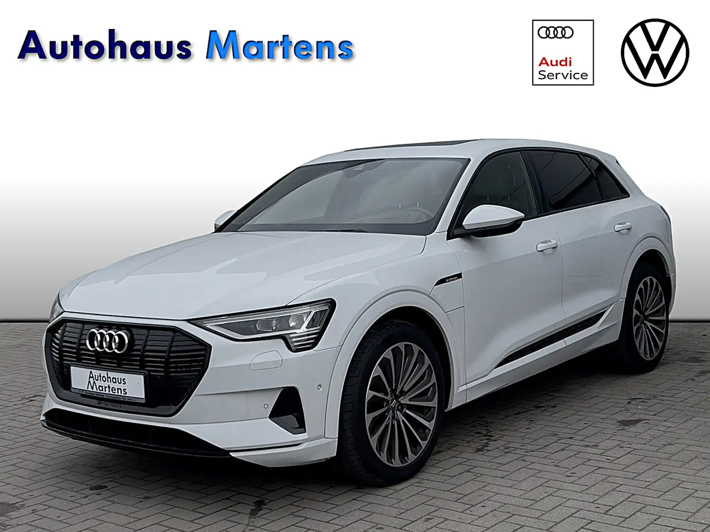 Audi e-tron 55 quattro advanced Vollausstattung Klima Navi Weiß - 1