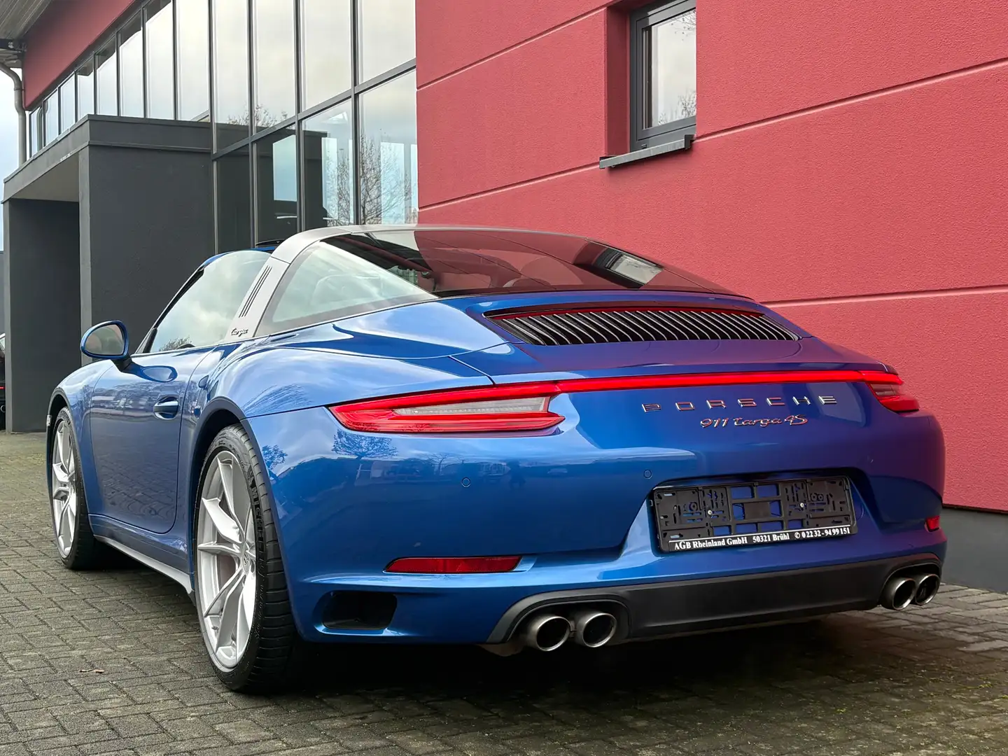Porsche 911 CARRERA 991.2 TARGA 4S PDK 420PS NAVI 1-HAND TOP* Bleu - 2