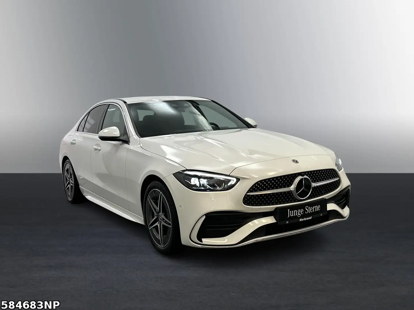 Mercedes-Benz C 220 d AMG AHK Distronic DAB Keyless-Go Start Weiß - 2