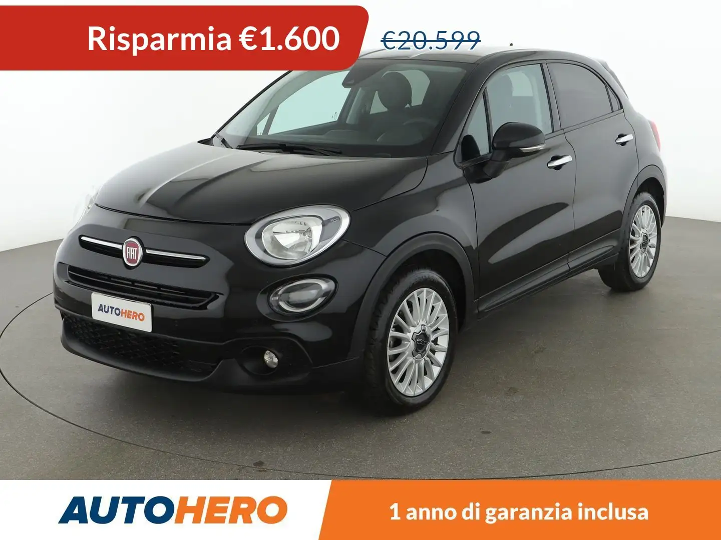 Fiat 500X 1.6 M-Jet Connect Nero - 1