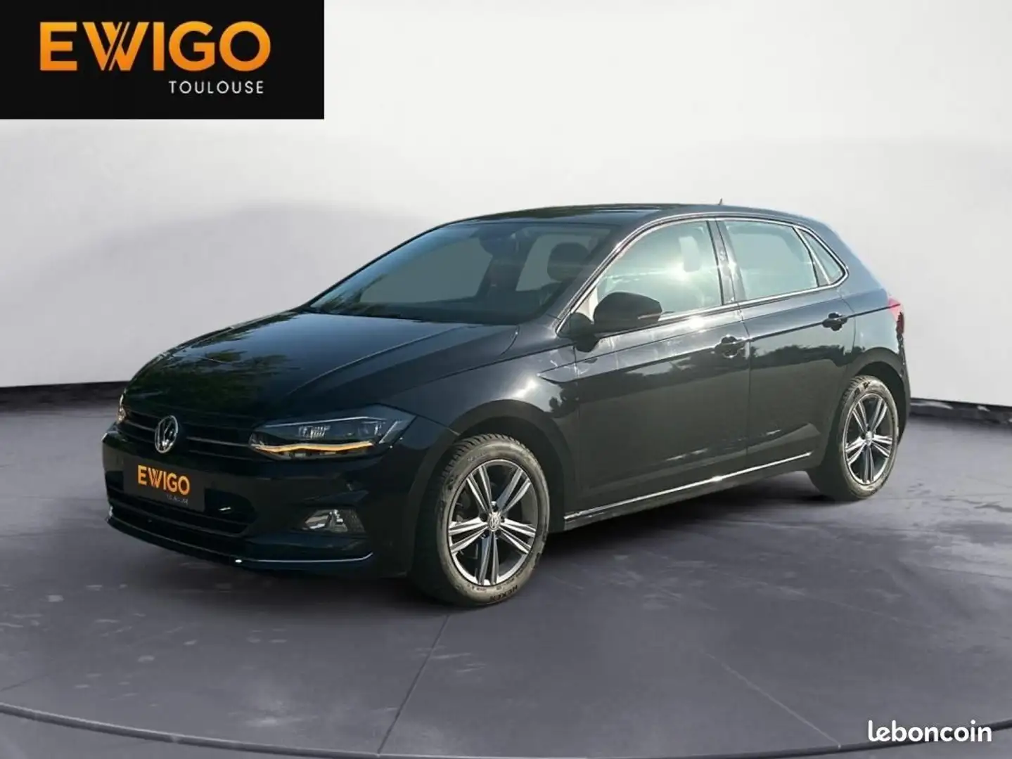 Volkswagen Polo 1.0 TSI 115CH CARAT DSG BVA Noir - 1