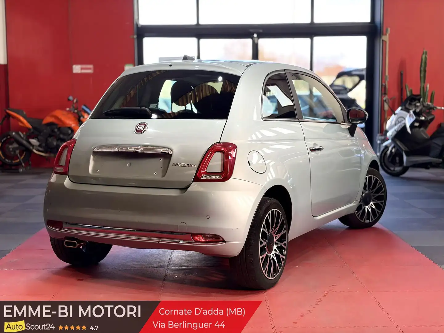 Fiat 500 500 1.0 Hybrid Bleu - 2