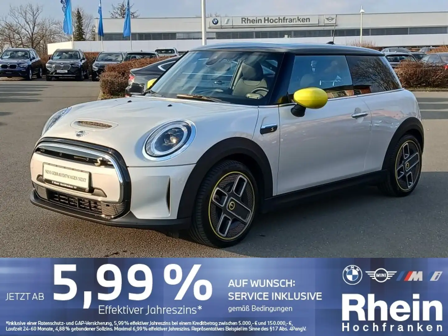 MINI Cooper SE 3-Türer LED NAVI PANO RFK APPLECAR Silber - 1