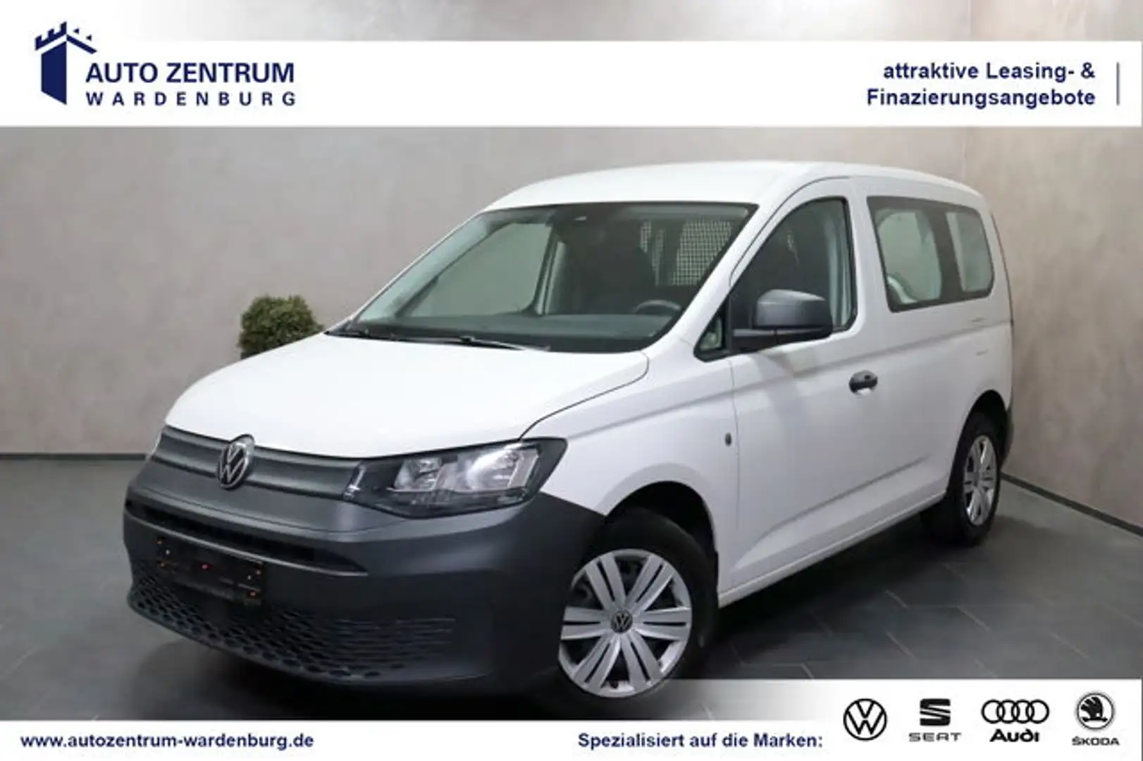 Volkswagen Caddy 2.0 TDI Cargo EcoProfi EINPARKHILFE KLIMA Blanc - 1
