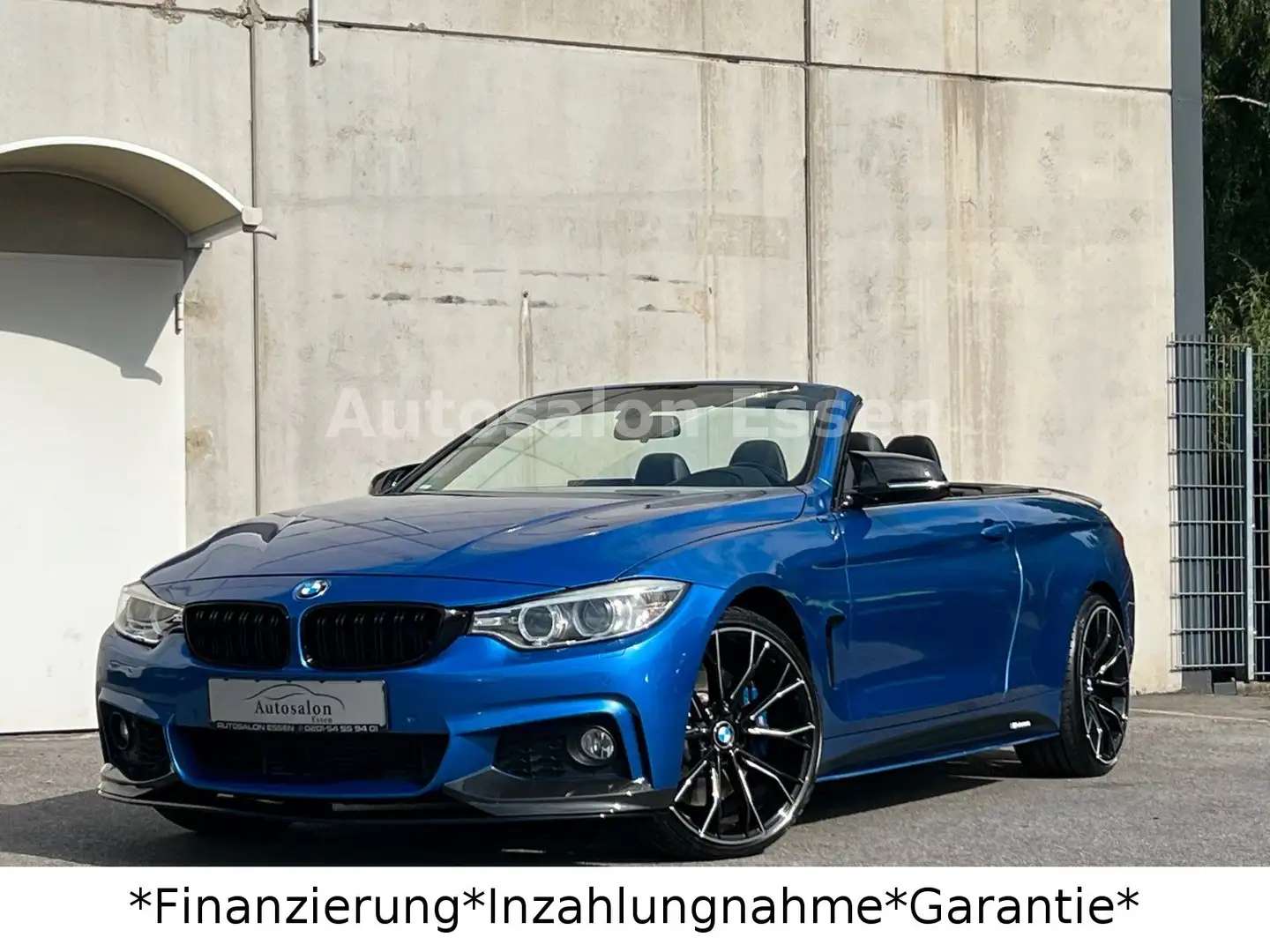 BMW 435 i Cabrio M-Performance*Head up*Kamera*H&K*20* Blau - 1